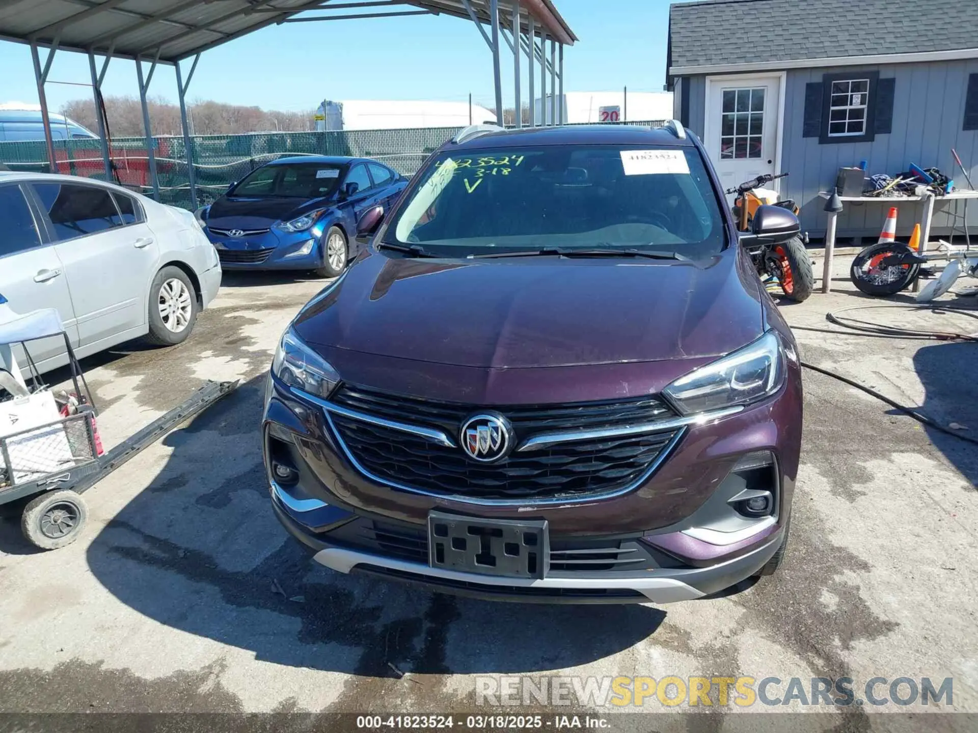 13 Photograph of a damaged car KL4MMFSL3MB143433 BUICK ENCORE GX 2021