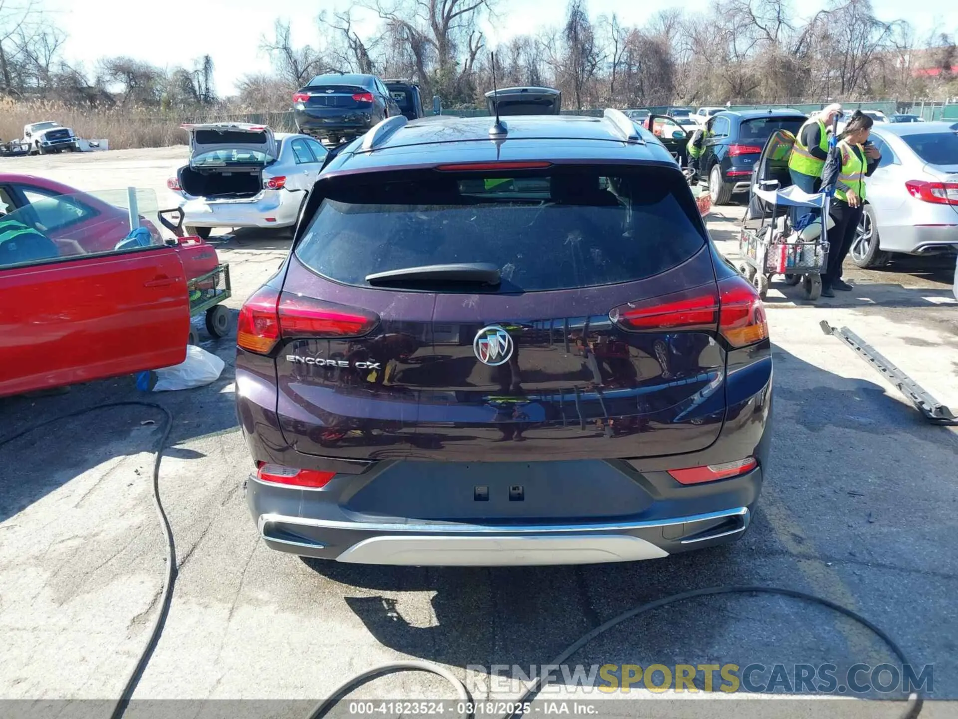 17 Photograph of a damaged car KL4MMFSL3MB143433 BUICK ENCORE GX 2021
