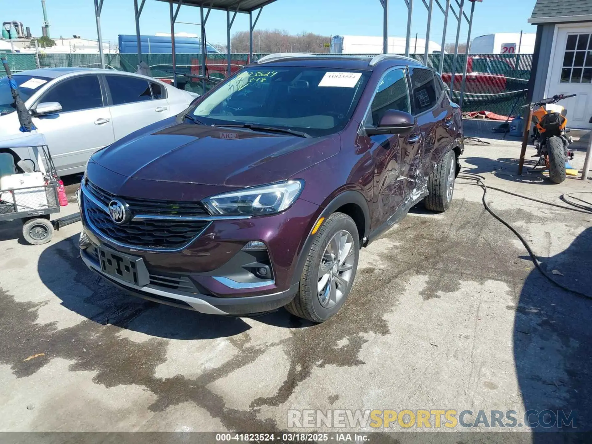 2 Photograph of a damaged car KL4MMFSL3MB143433 BUICK ENCORE GX 2021