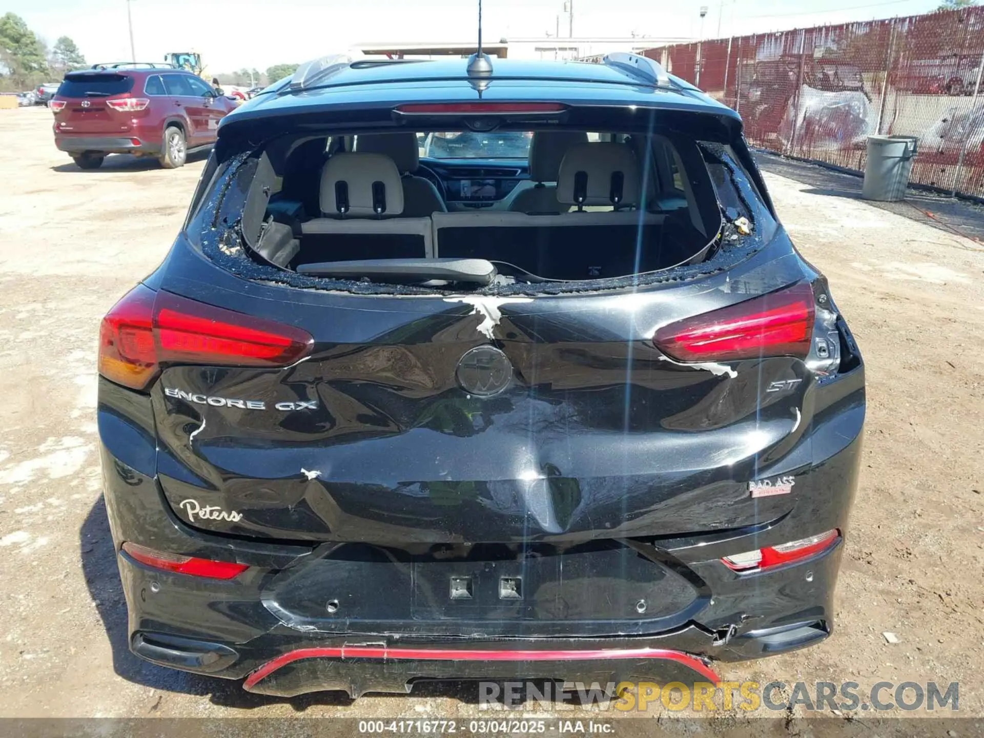 6 Фотография поврежденного автомобиля KL4MMFSL9MB050240 BUICK ENCORE GX 2021