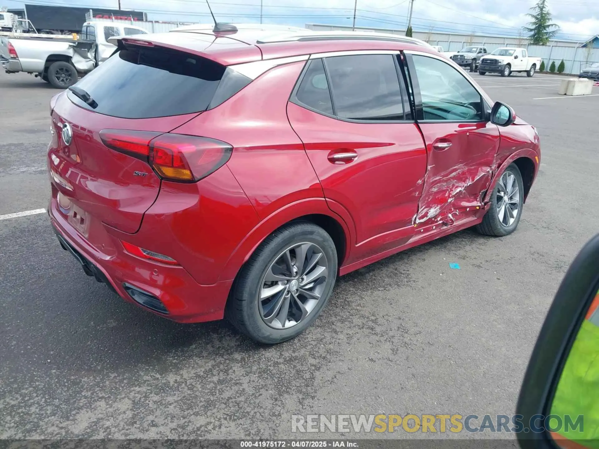 4 Photograph of a damaged car KL4MMGSL3MB147505 BUICK ENCORE GX 2021