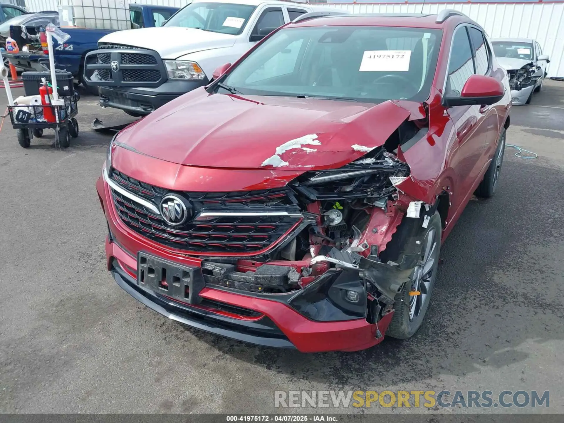 6 Photograph of a damaged car KL4MMGSL3MB147505 BUICK ENCORE GX 2021