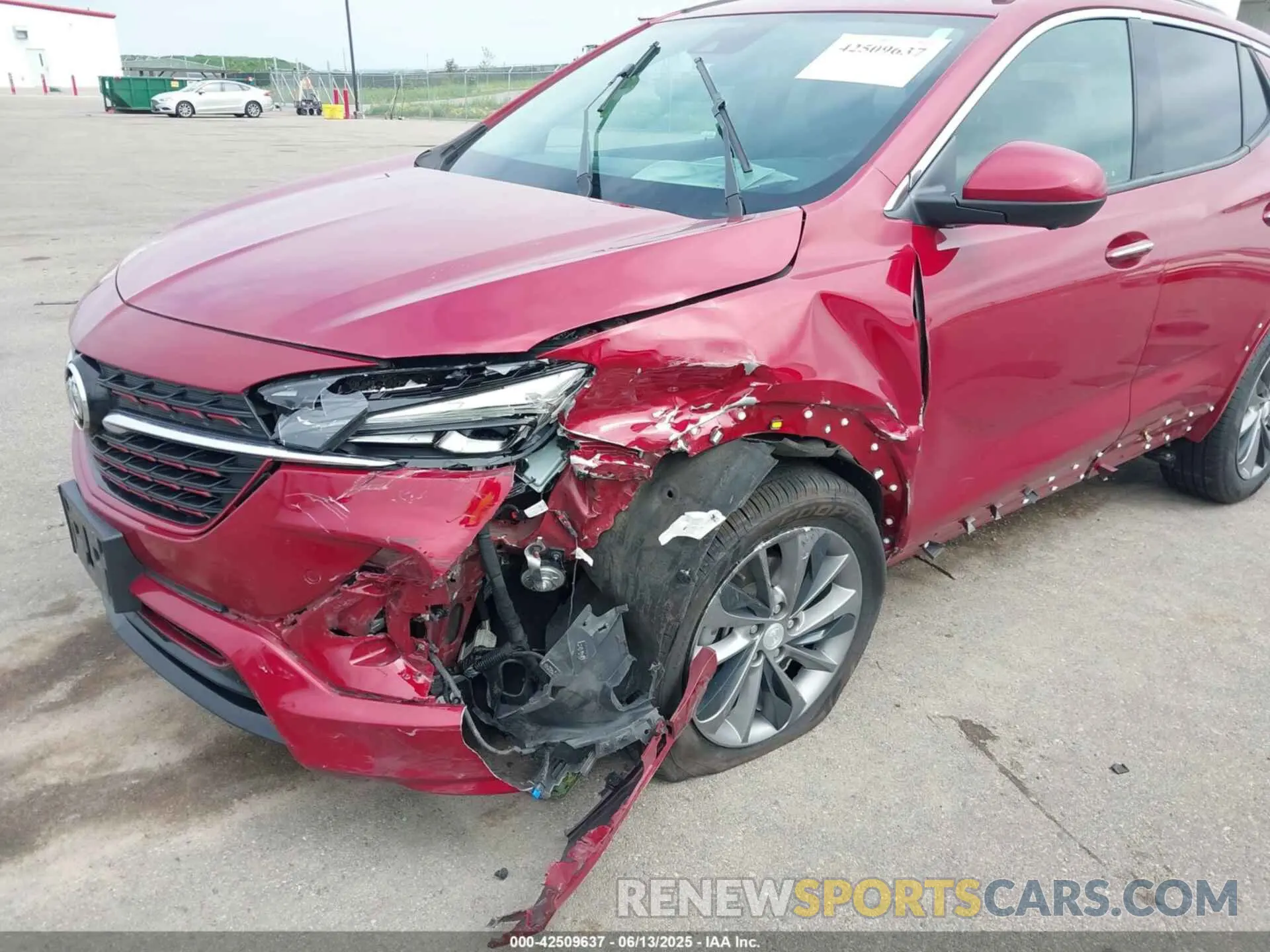 6 Фотография поврежденного автомобиля KL4MMGSL5MB099330 BUICK ENCORE GX 2021