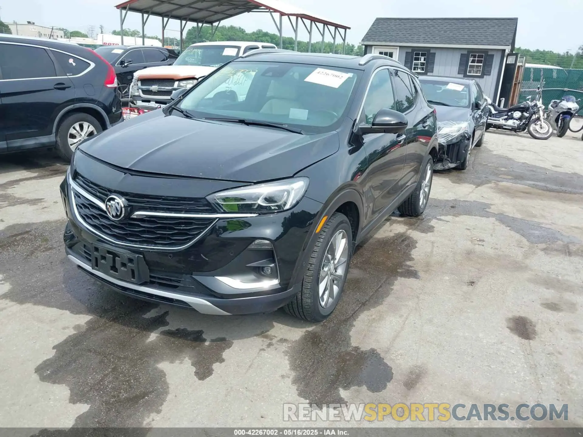 2 Photograph of a damaged car KL4MMGSL6MB092581 BUICK ENCORE GX 2021
