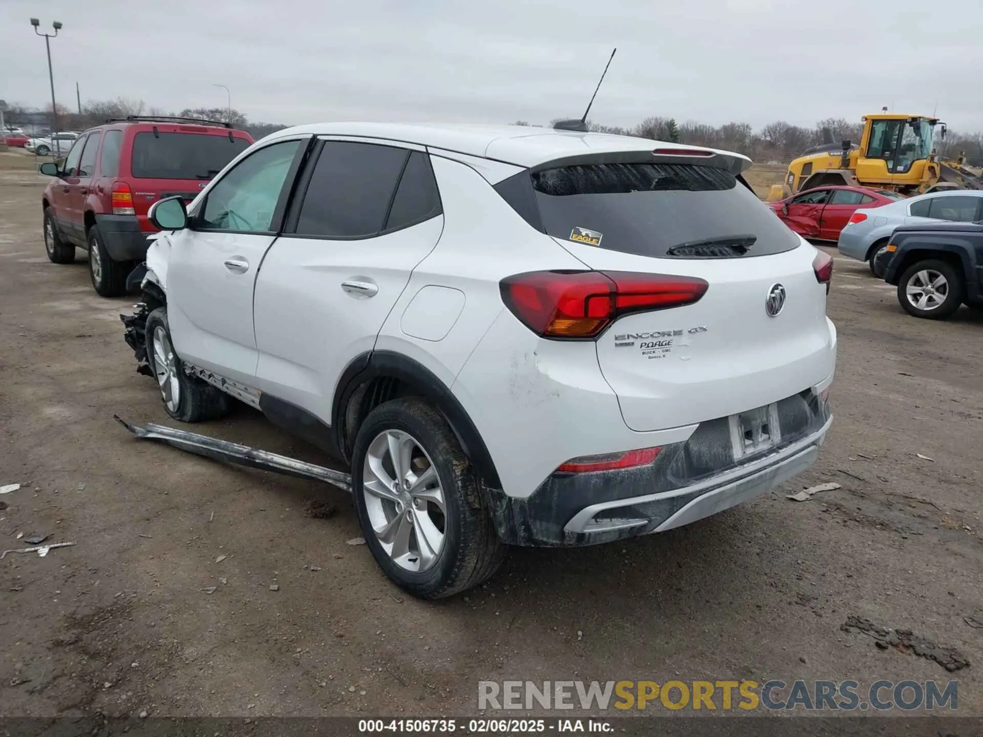 3 Фотография поврежденного автомобиля KL4MMCSL0NB083319 BUICK ENCORE GX 2022