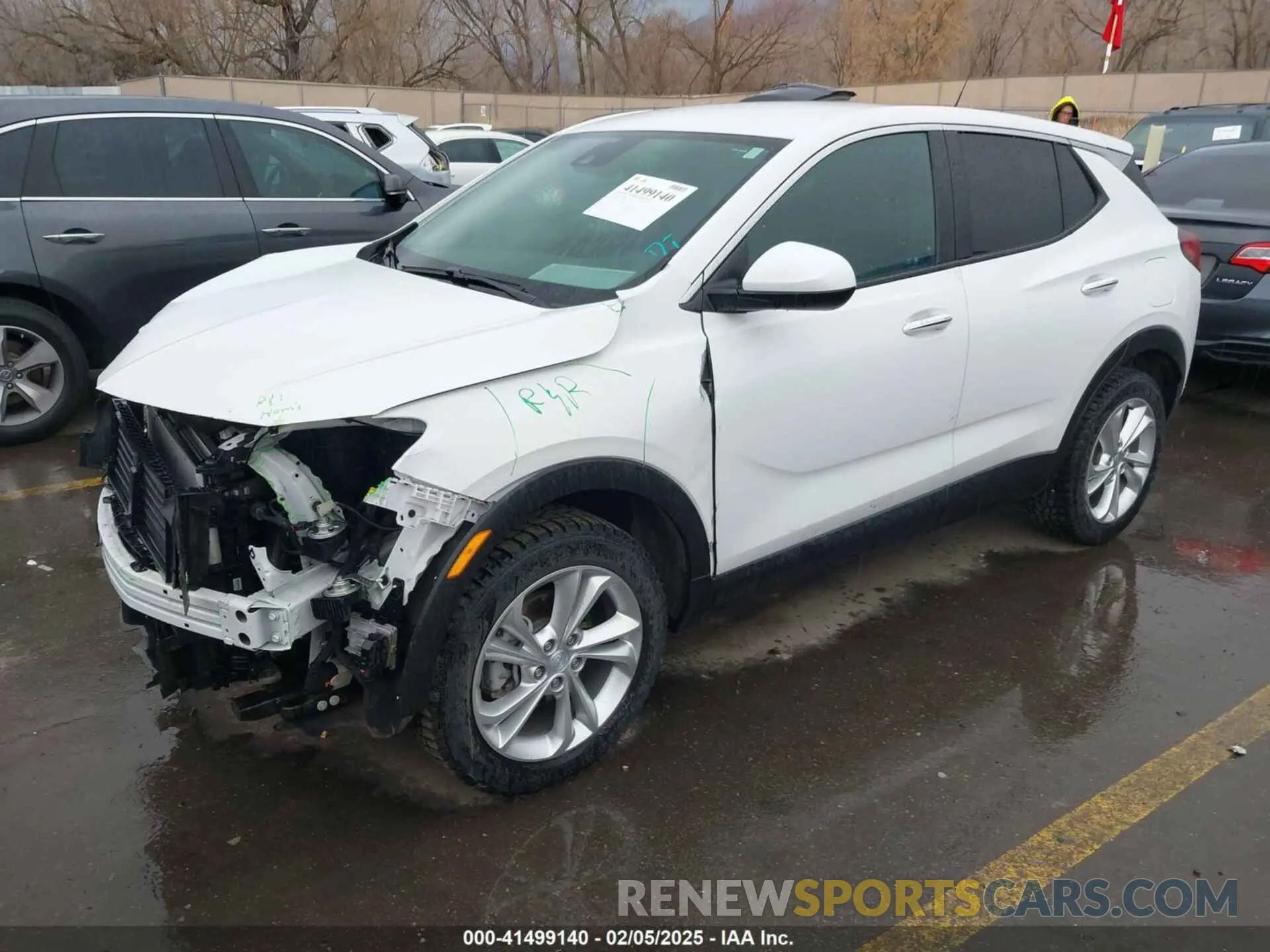 2 Фотография поврежденного автомобиля KL4MMCSL9NB110064 BUICK ENCORE GX 2022