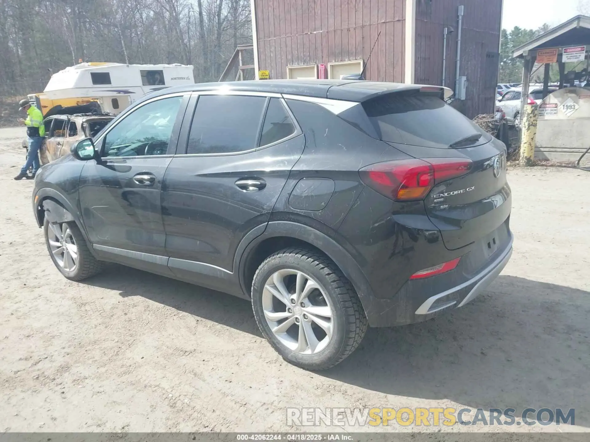 3 Фотография поврежденного автомобиля KL4MMCSLXNB083487 BUICK ENCORE GX 2022