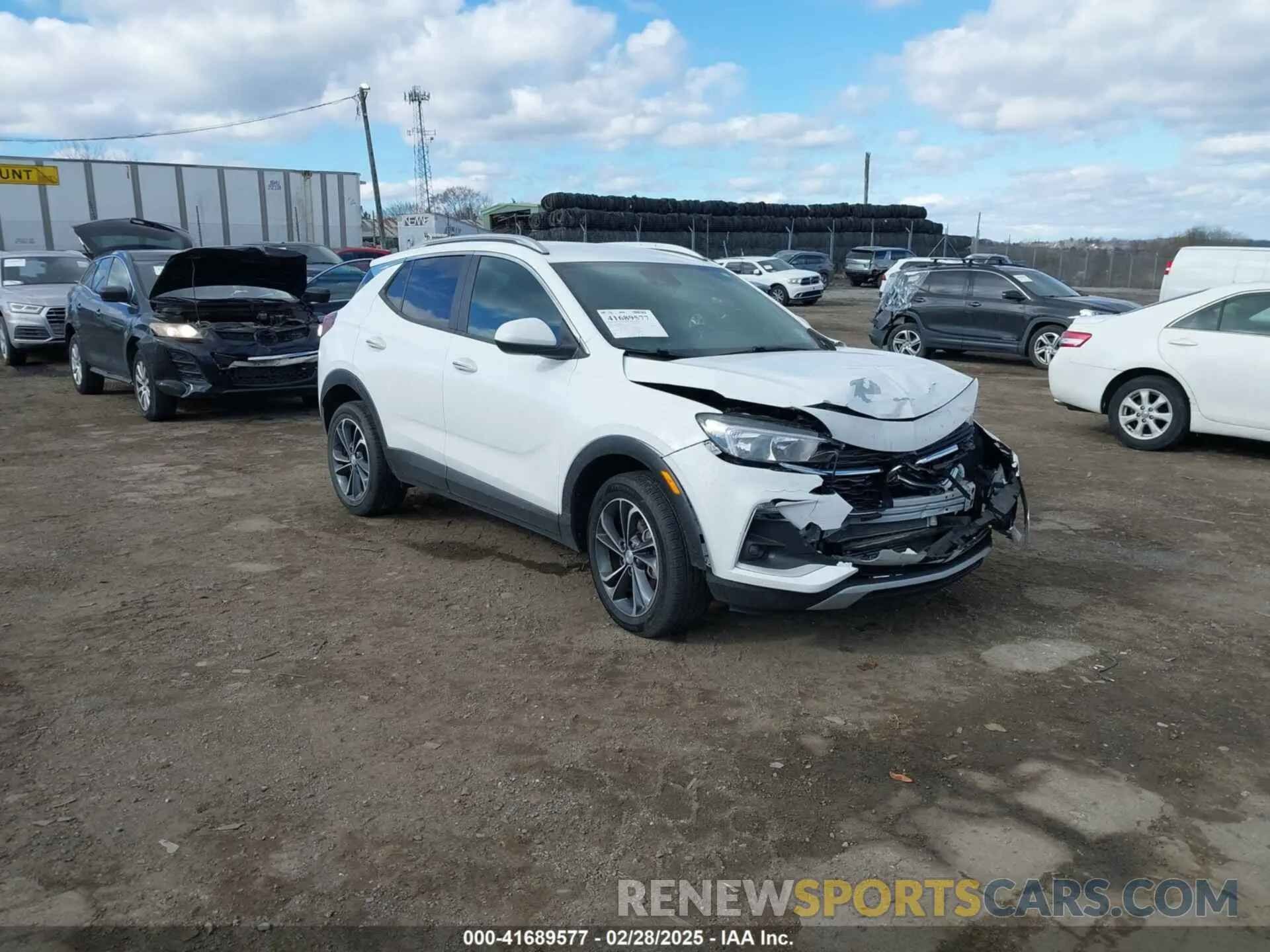 1 Фотография поврежденного автомобиля KL4MMDS29NB117352 BUICK ENCORE GX 2022