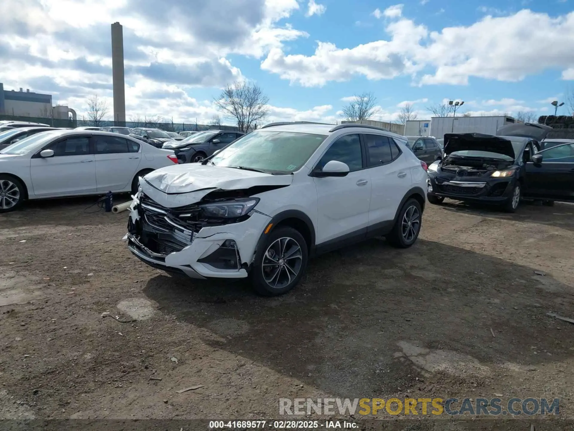 2 Фотография поврежденного автомобиля KL4MMDS29NB117352 BUICK ENCORE GX 2022