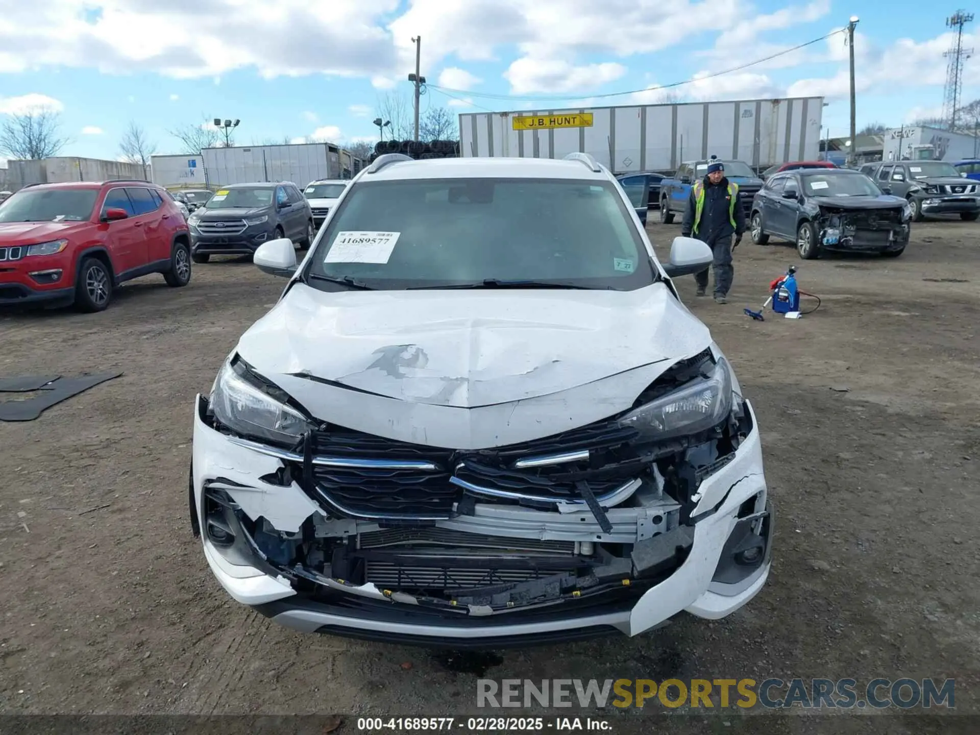 6 Фотография поврежденного автомобиля KL4MMDS29NB117352 BUICK ENCORE GX 2022