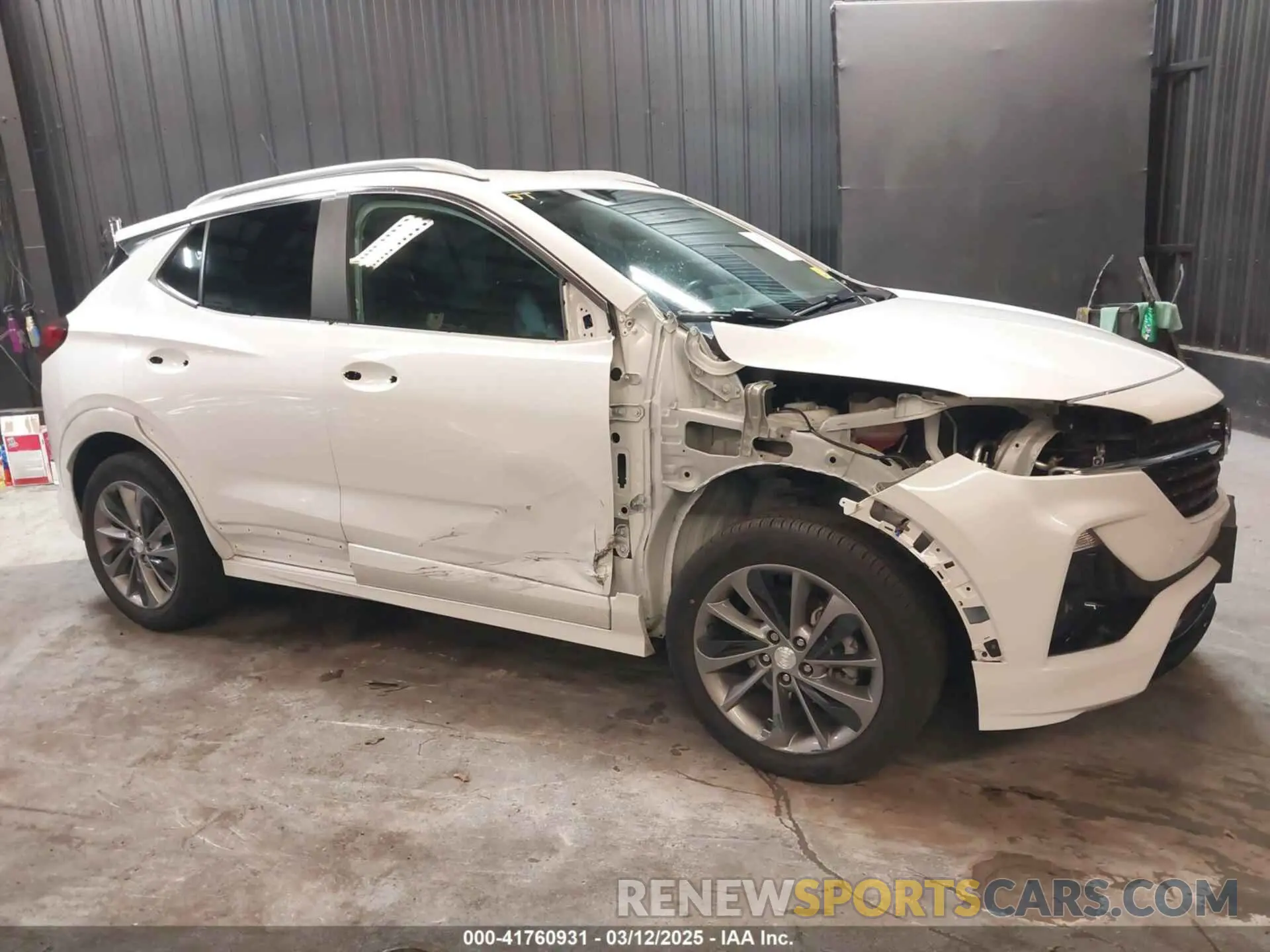 6 Фотография поврежденного автомобиля KL4MMDSL8NB144132 BUICK ENCORE GX 2022