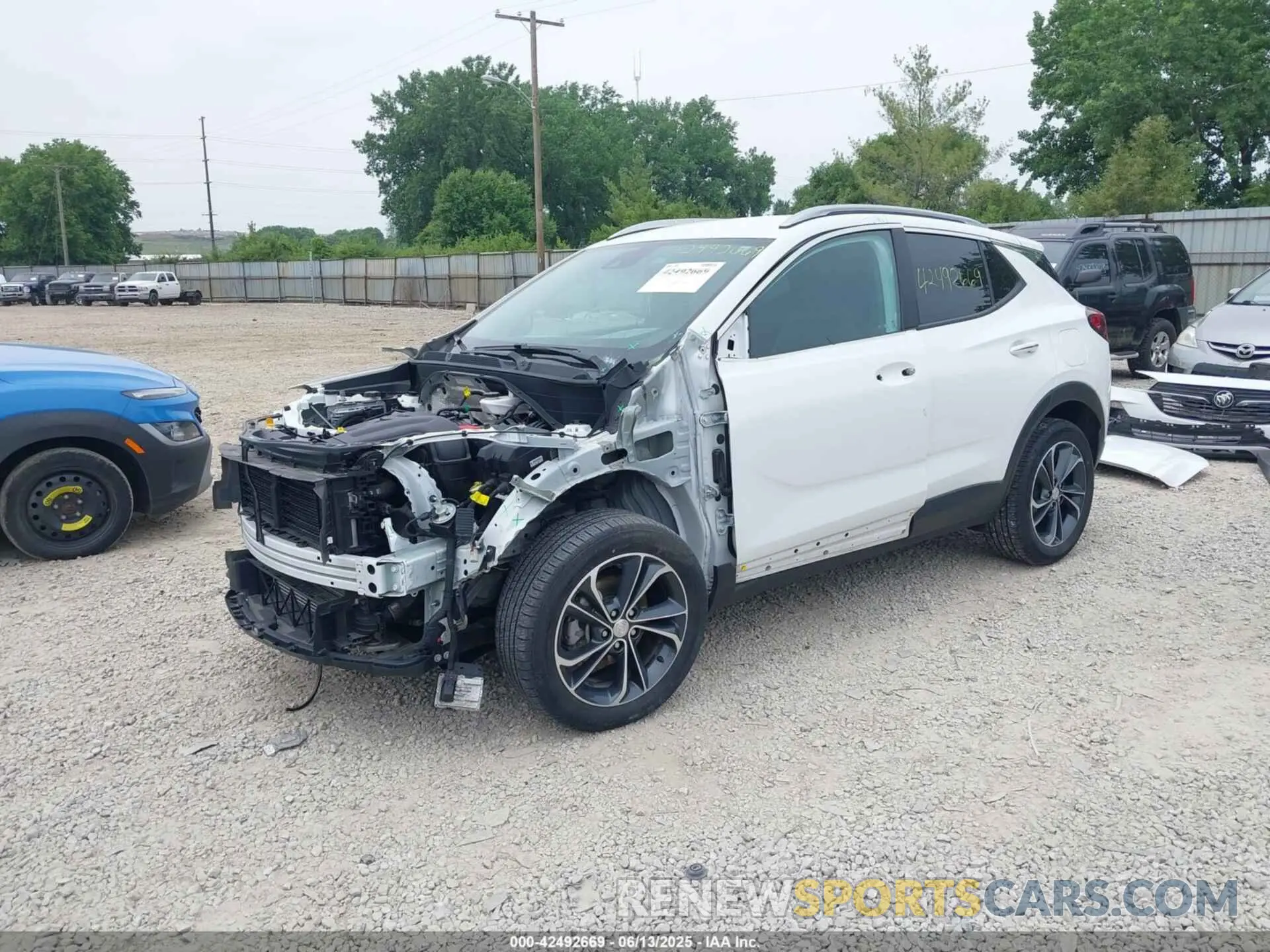 2 Photograph of a damaged car KL4MMESL1NB114332 BUICK ENCORE GX 2022