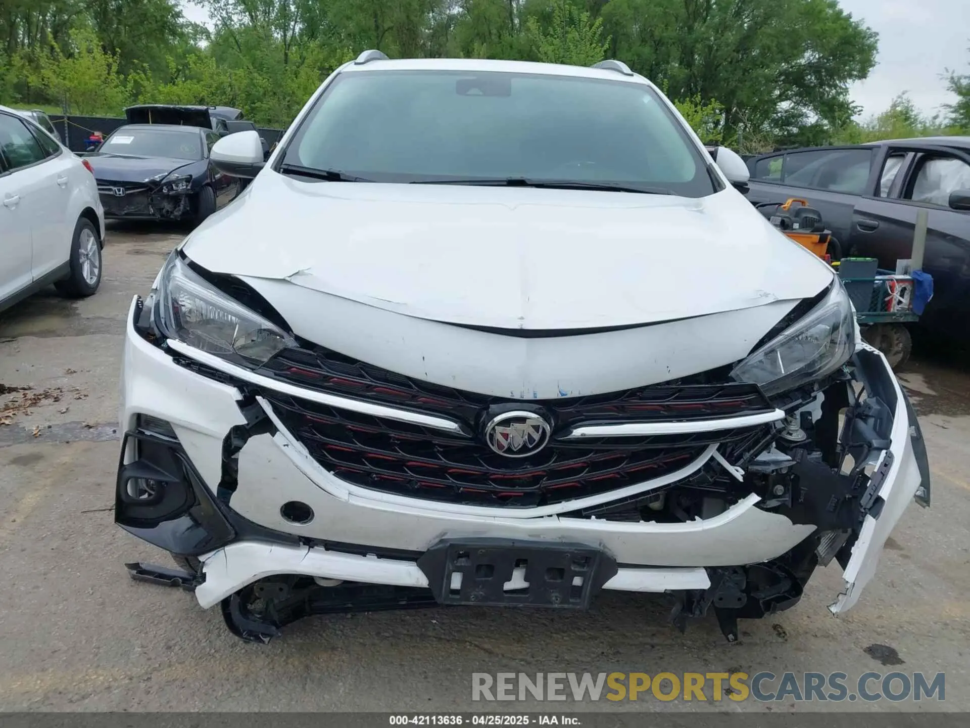 6 Фотография поврежденного автомобиля KL4MMESL4NB122084 BUICK ENCORE GX 2022