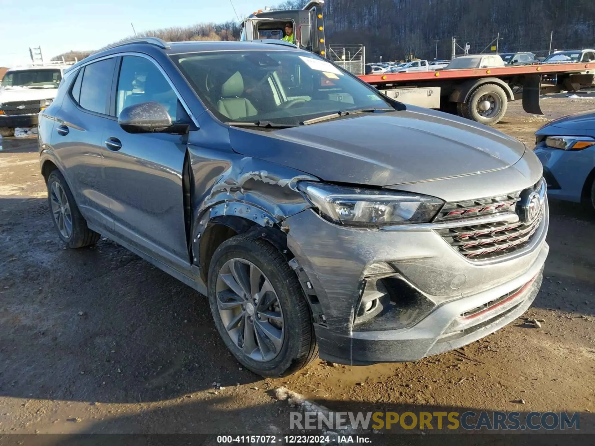 1 Photograph of a damaged car KL4MMESL5NB009681 BUICK ENCORE GX 2022