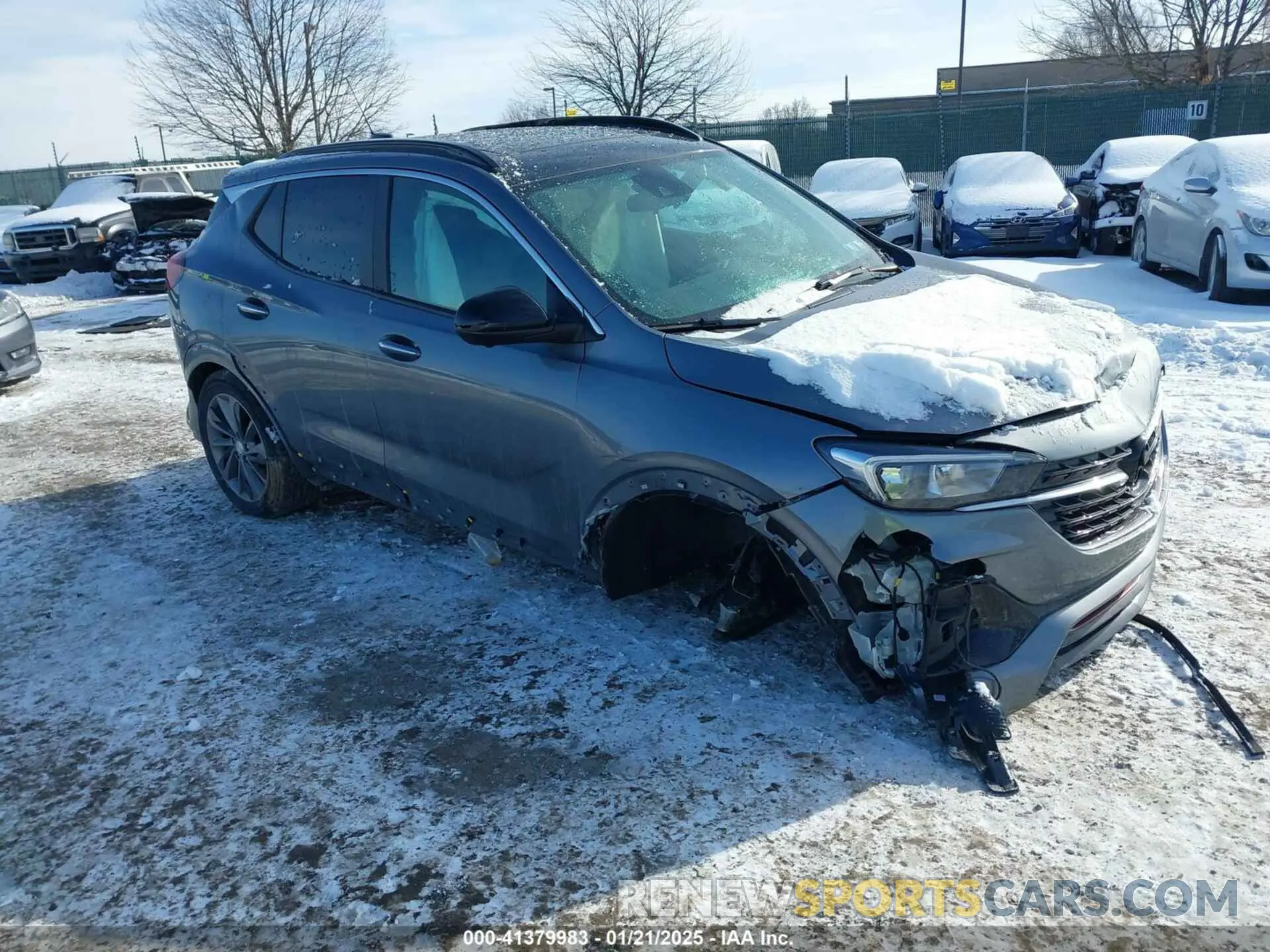 1 Фотография поврежденного автомобиля KL4MMESL8NB044182 BUICK ENCORE GX 2022