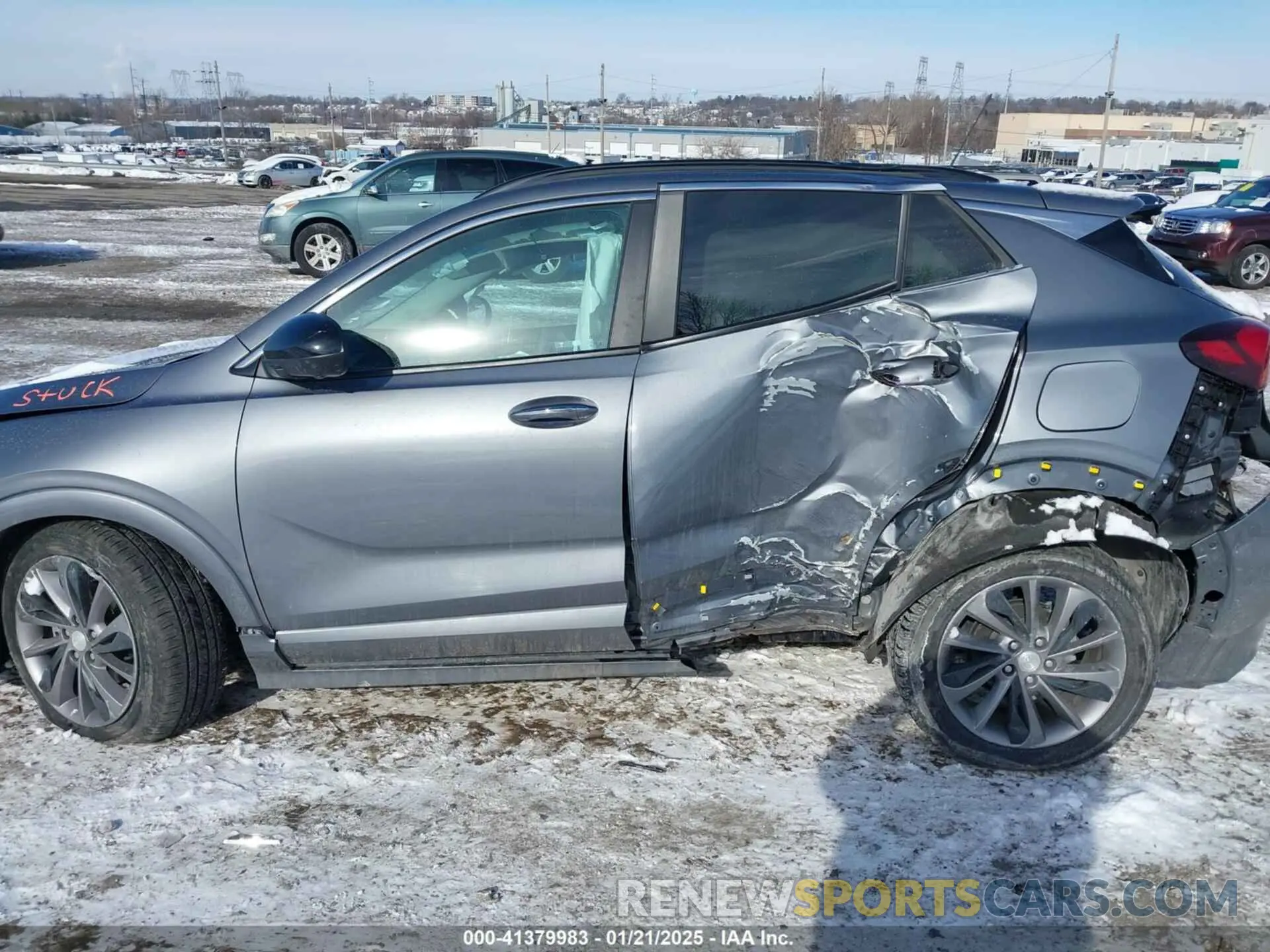 13 Фотография поврежденного автомобиля KL4MMESL8NB044182 BUICK ENCORE GX 2022