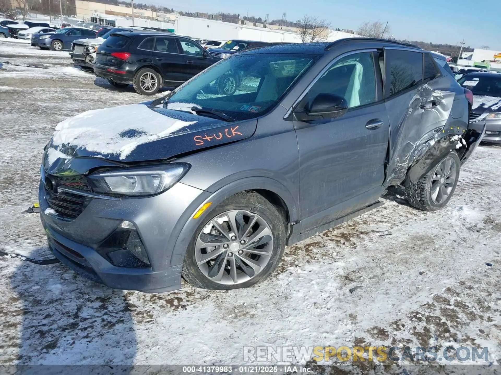 2 Фотография поврежденного автомобиля KL4MMESL8NB044182 BUICK ENCORE GX 2022