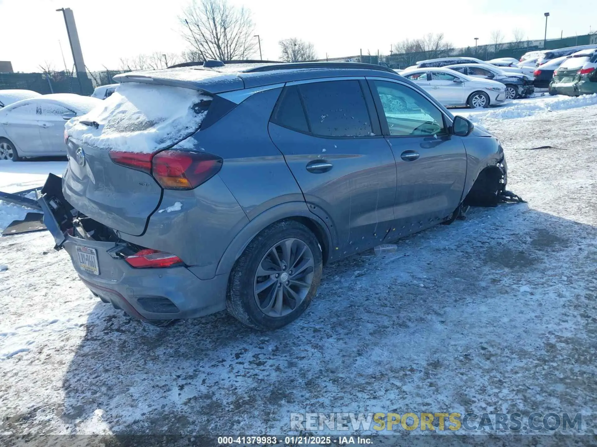 4 Фотография поврежденного автомобиля KL4MMESL8NB044182 BUICK ENCORE GX 2022