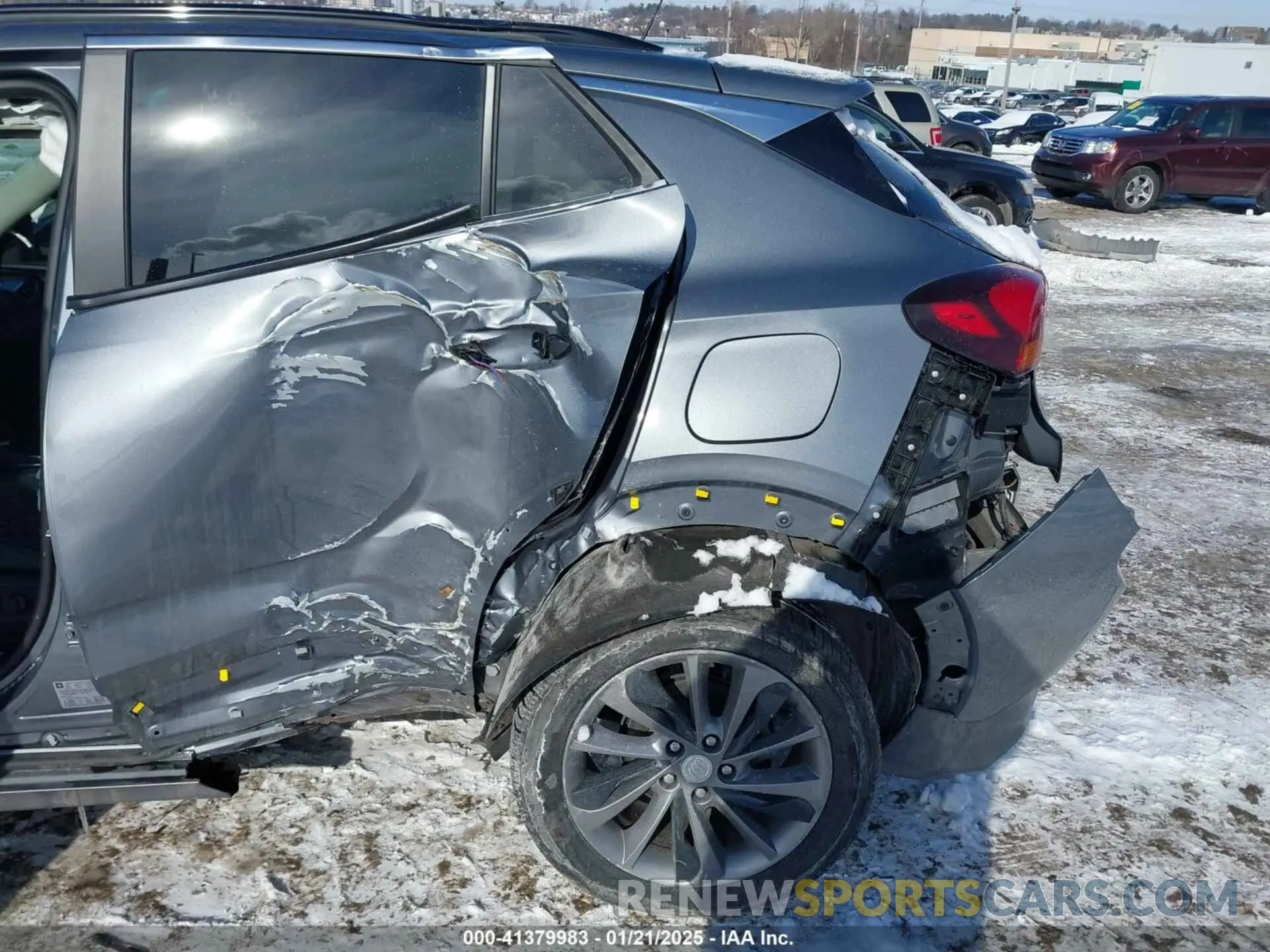 6 Фотография поврежденного автомобиля KL4MMESL8NB044182 BUICK ENCORE GX 2022
