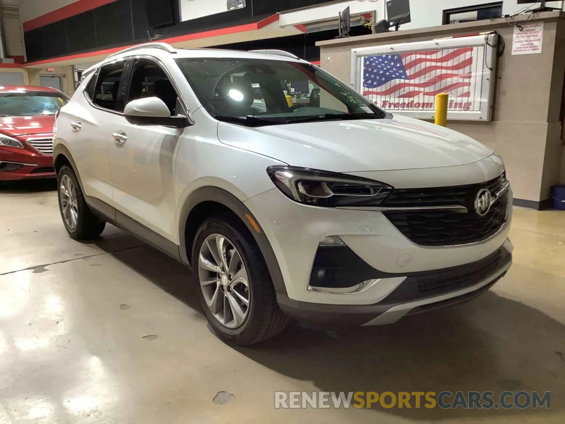 8 Фотография поврежденного автомобиля KL4MMFSL5NB148148 BUICK ENCORE GX 2022
