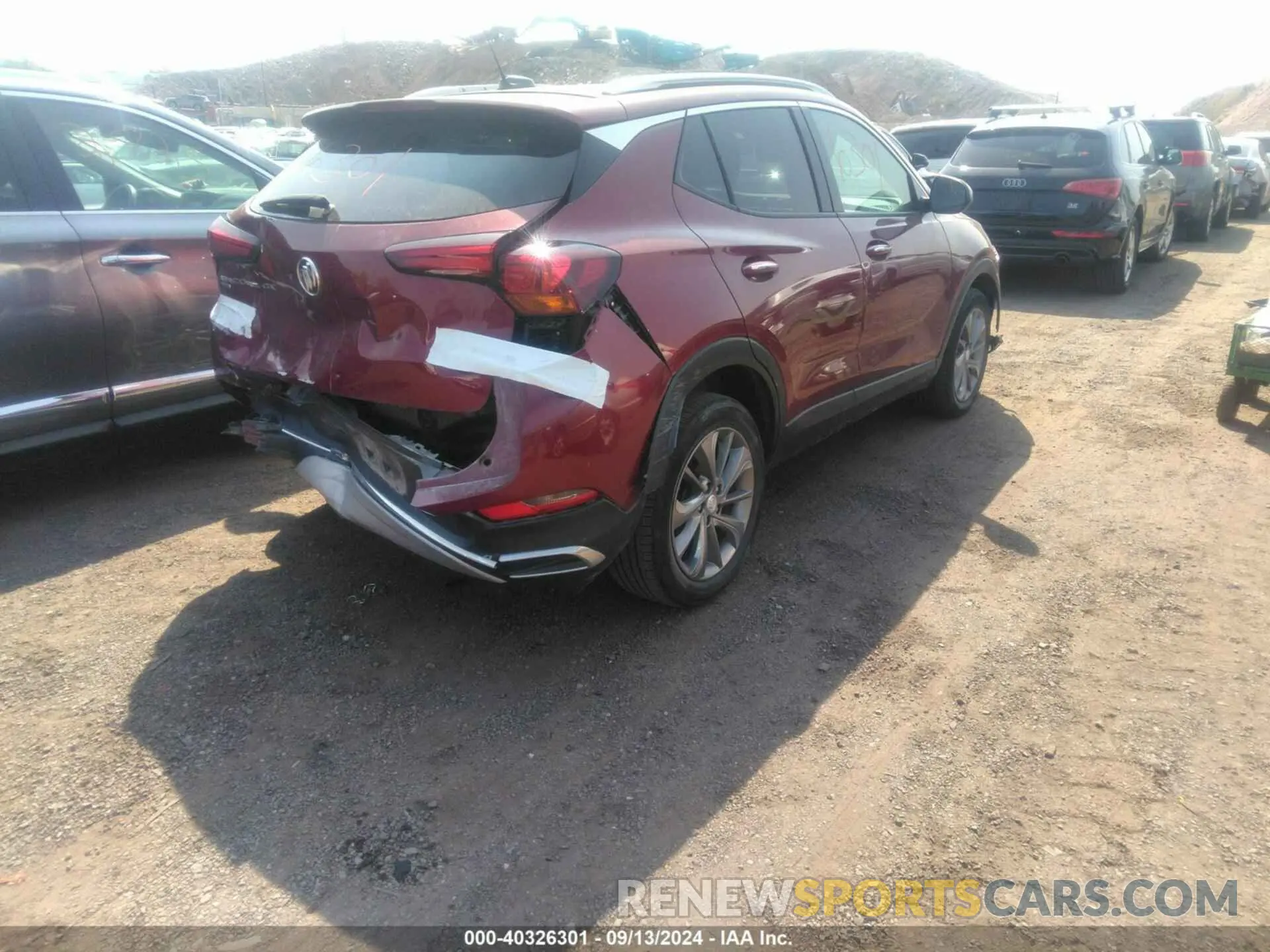4 Photograph of a damaged car KL4MMGSL4NB109234 BUICK ENCORE GX 2022