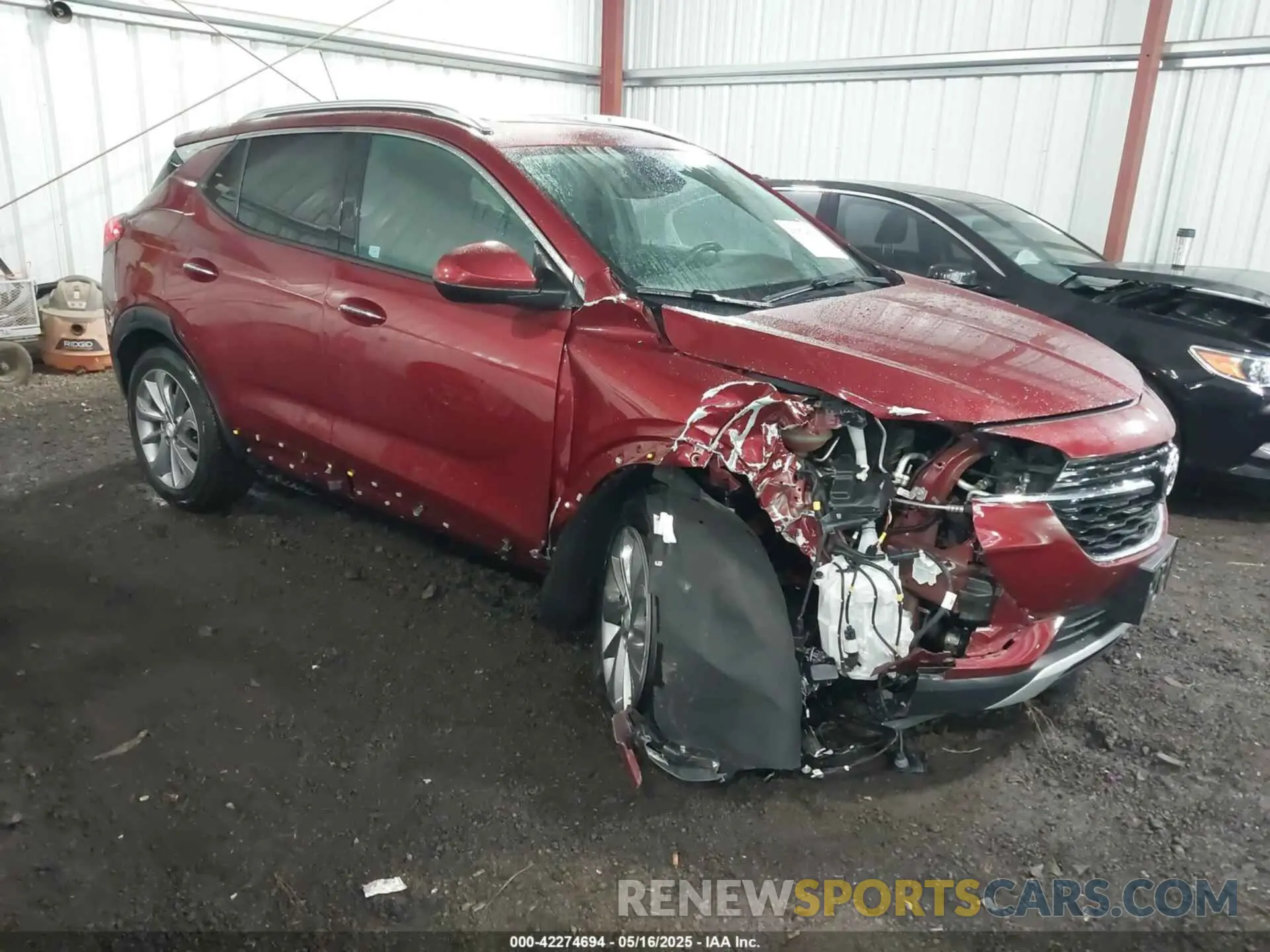 1 Photograph of a damaged car KL4MMGSL5NB147667 BUICK ENCORE GX 2022