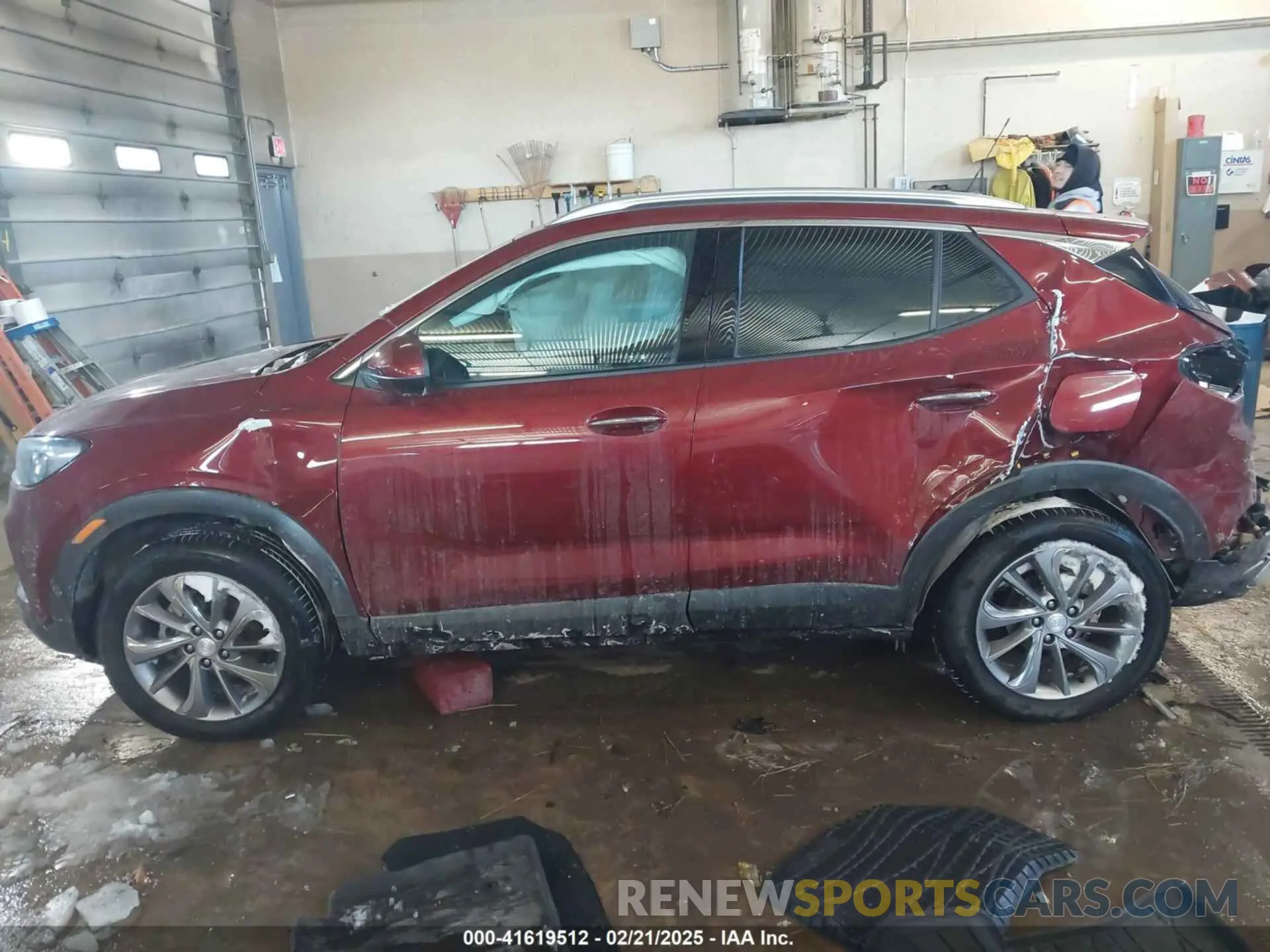 14 Фотография поврежденного автомобиля KL4MMGSL8NB147713 BUICK ENCORE GX 2022