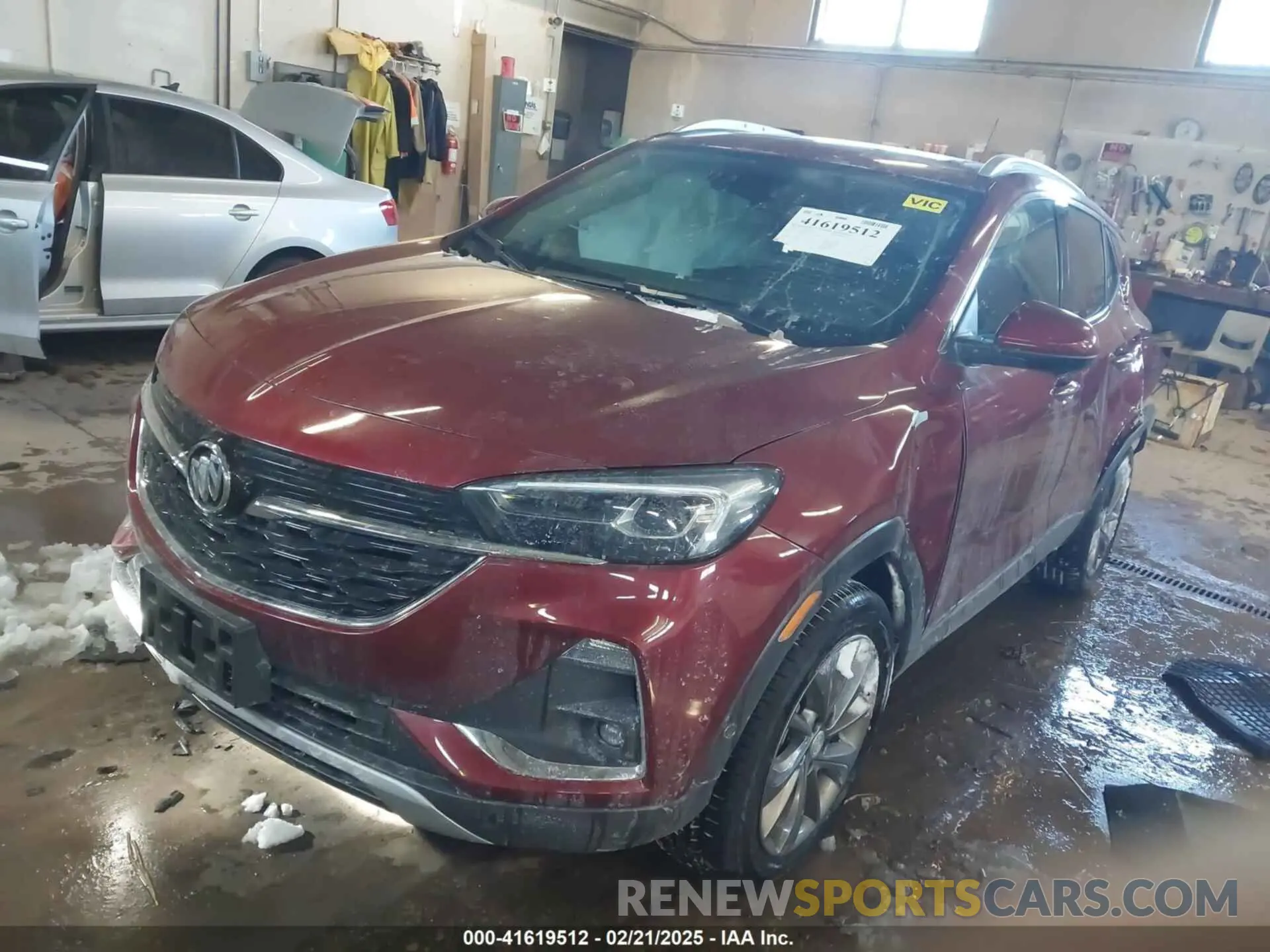 2 Фотография поврежденного автомобиля KL4MMGSL8NB147713 BUICK ENCORE GX 2022