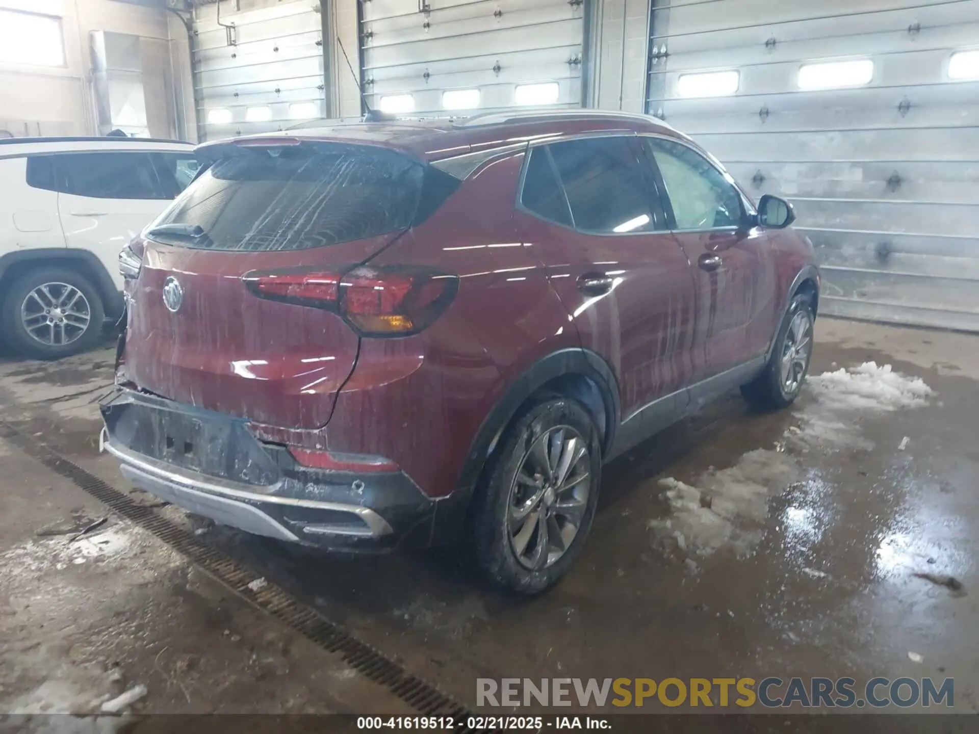 4 Фотография поврежденного автомобиля KL4MMGSL8NB147713 BUICK ENCORE GX 2022