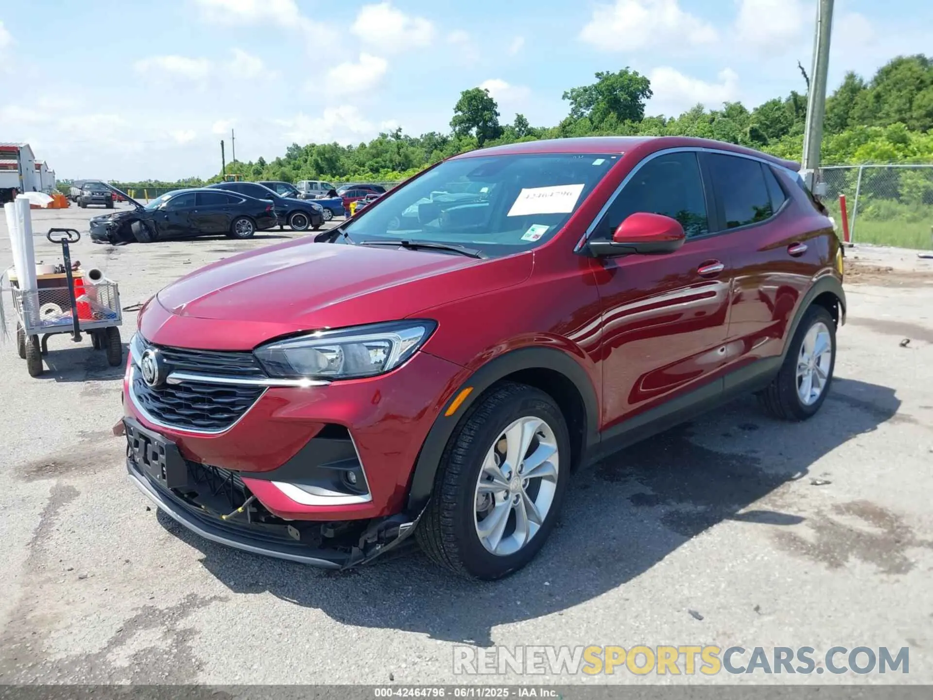 2 Photograph of a damaged car KL4MMBS22PB142844 BUICK ENCORE GX 2023