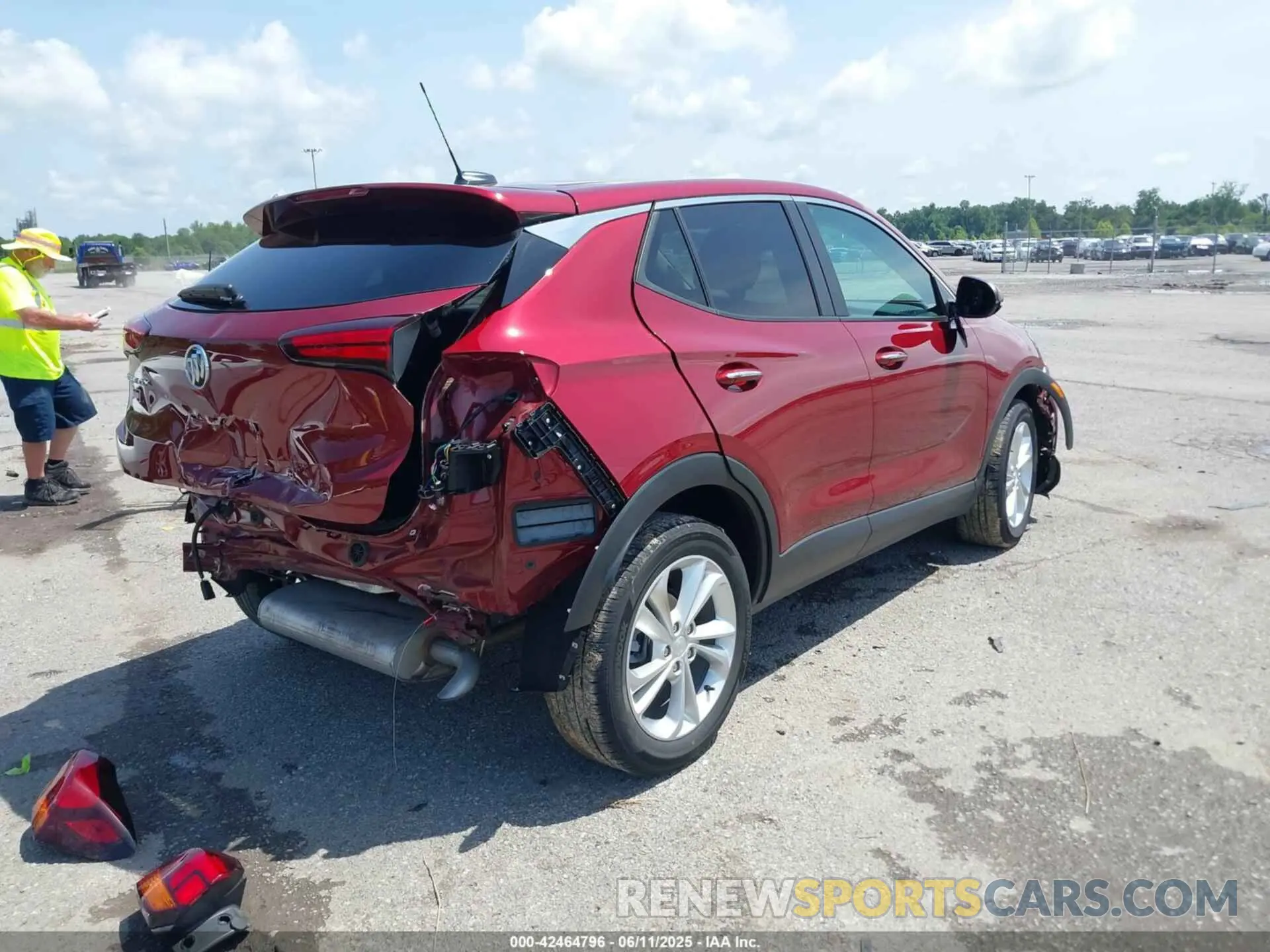 4 Photograph of a damaged car KL4MMBS22PB142844 BUICK ENCORE GX 2023