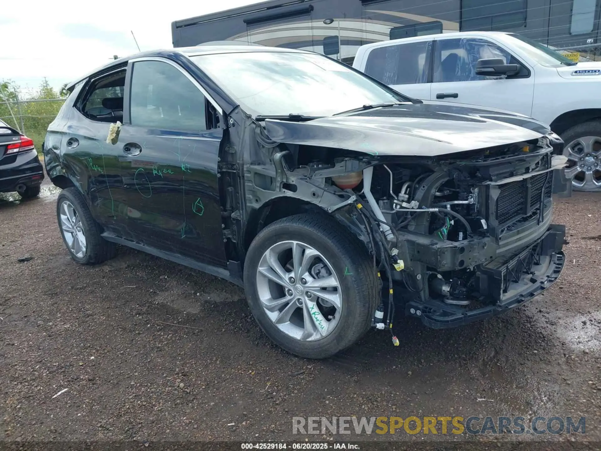 1 Photograph of a damaged car KL4MMBS29PB152254 BUICK ENCORE GX 2023