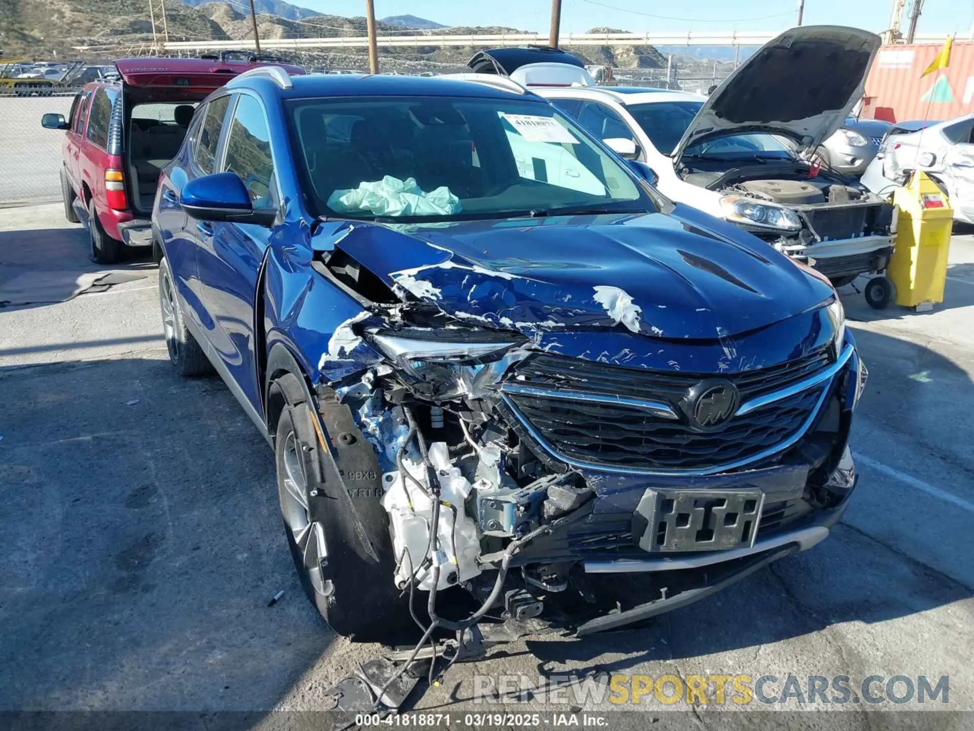 1 Photograph of a damaged car KL4MMDS26PB126674 BUICK ENCORE GX 2023