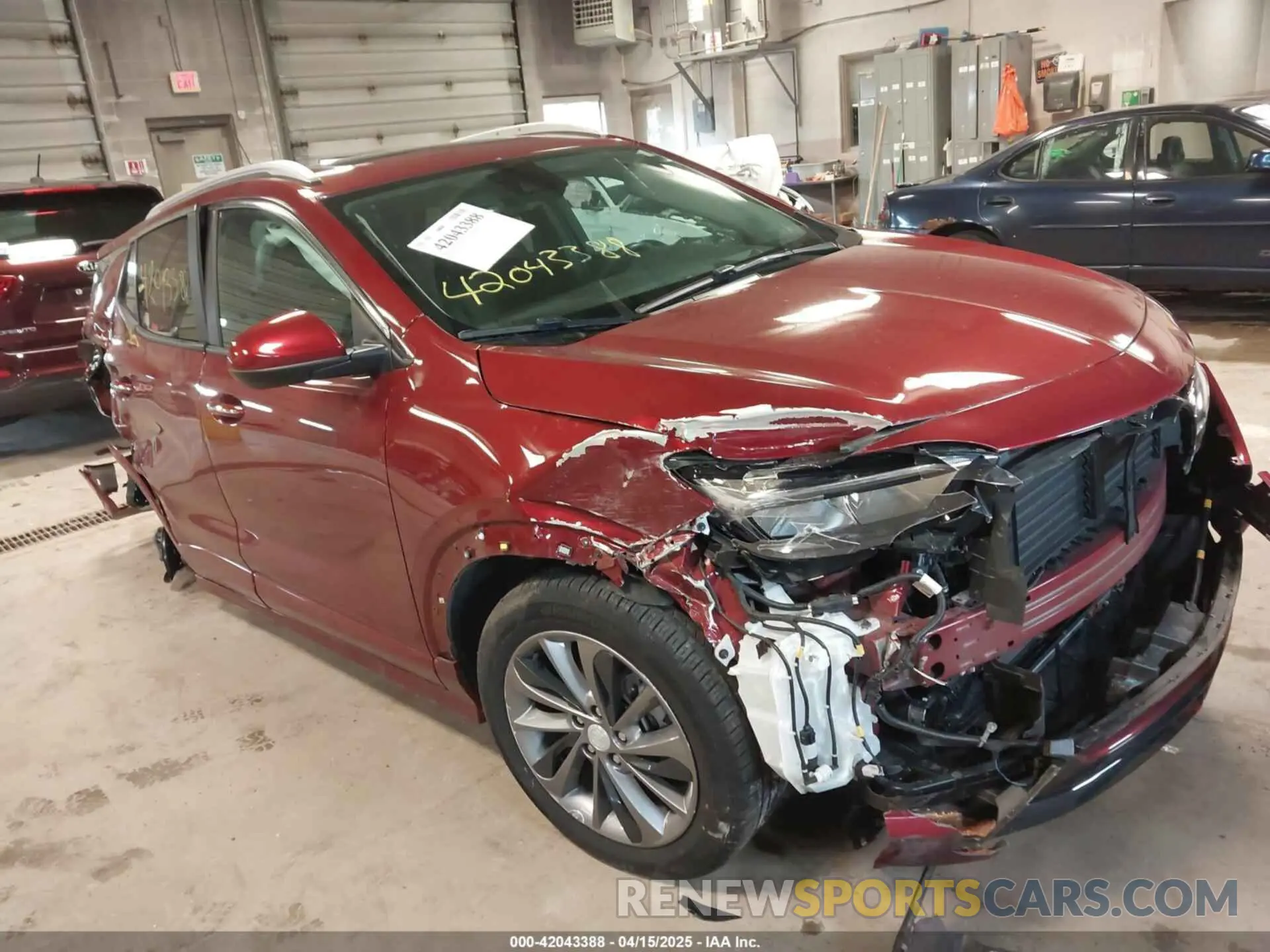 1 Photograph of a damaged car KL4MMDSL1PB071074 BUICK ENCORE GX 2023