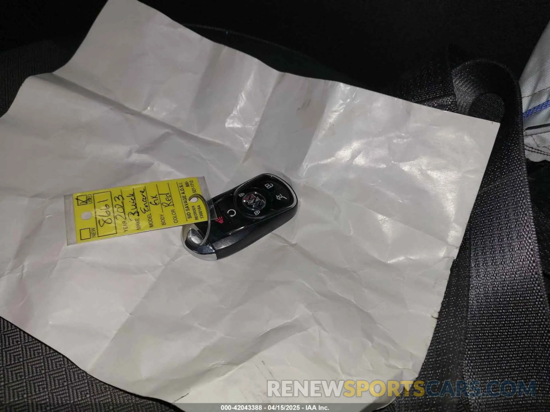 11 Photograph of a damaged car KL4MMDSL1PB071074 BUICK ENCORE GX 2023