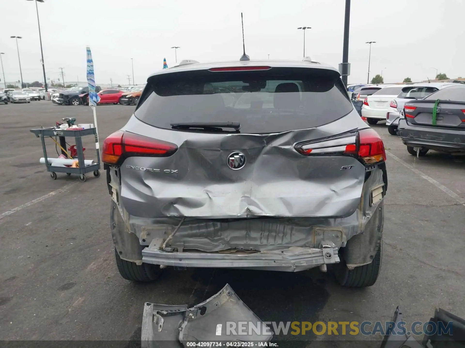6 Photograph of a damaged car KL4MMDSL8PB163721 BUICK ENCORE GX 2023