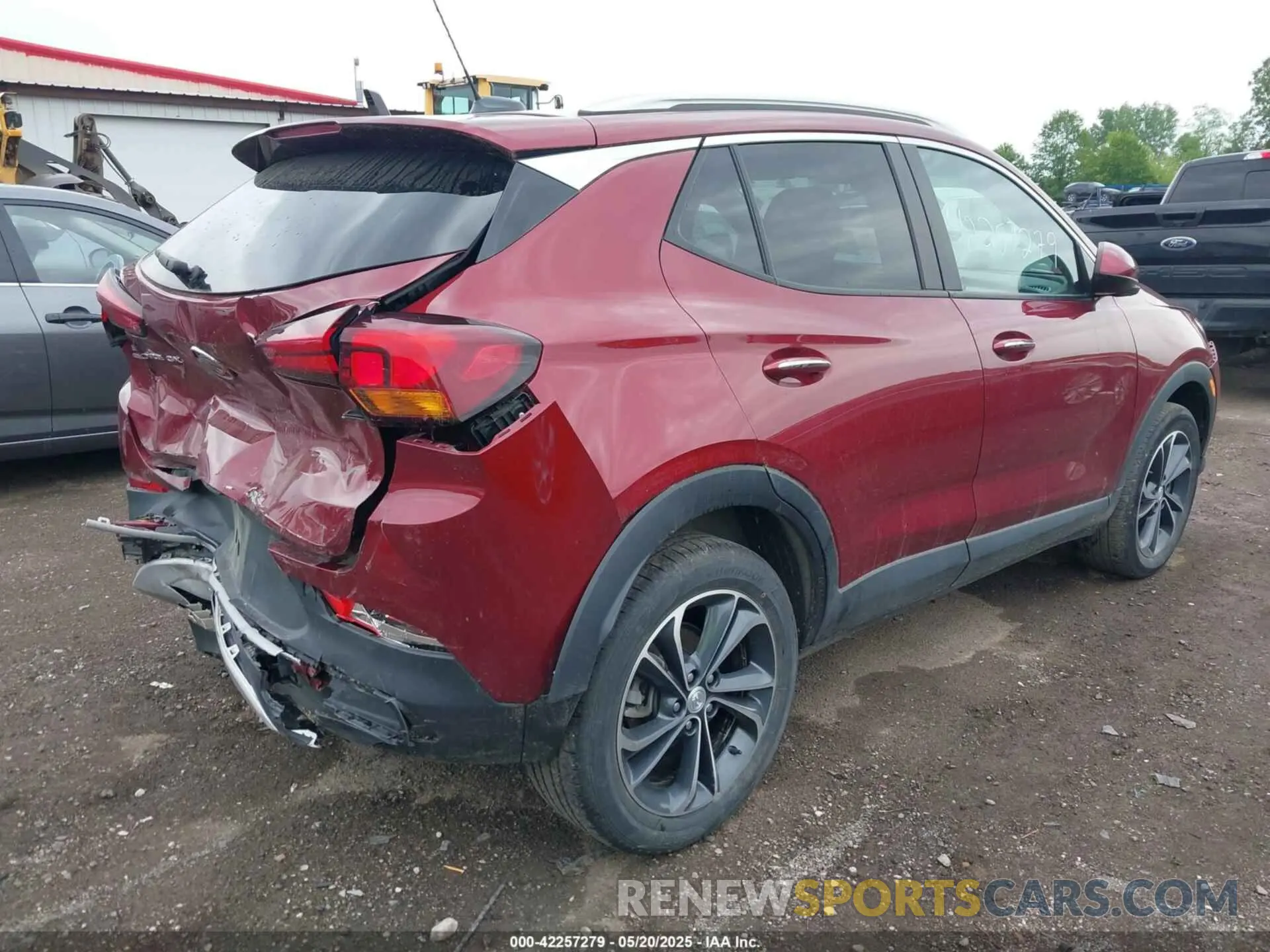 4 Фотография поврежденного автомобиля KL4MMESL3PB009889 BUICK ENCORE GX 2023