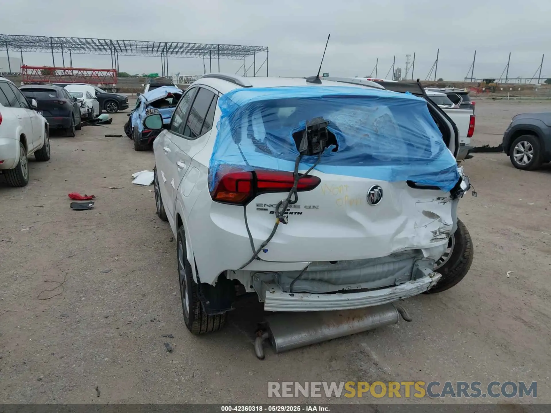 3 Photograph of a damaged car KL4MMESL4PB019394 BUICK ENCORE GX 2023