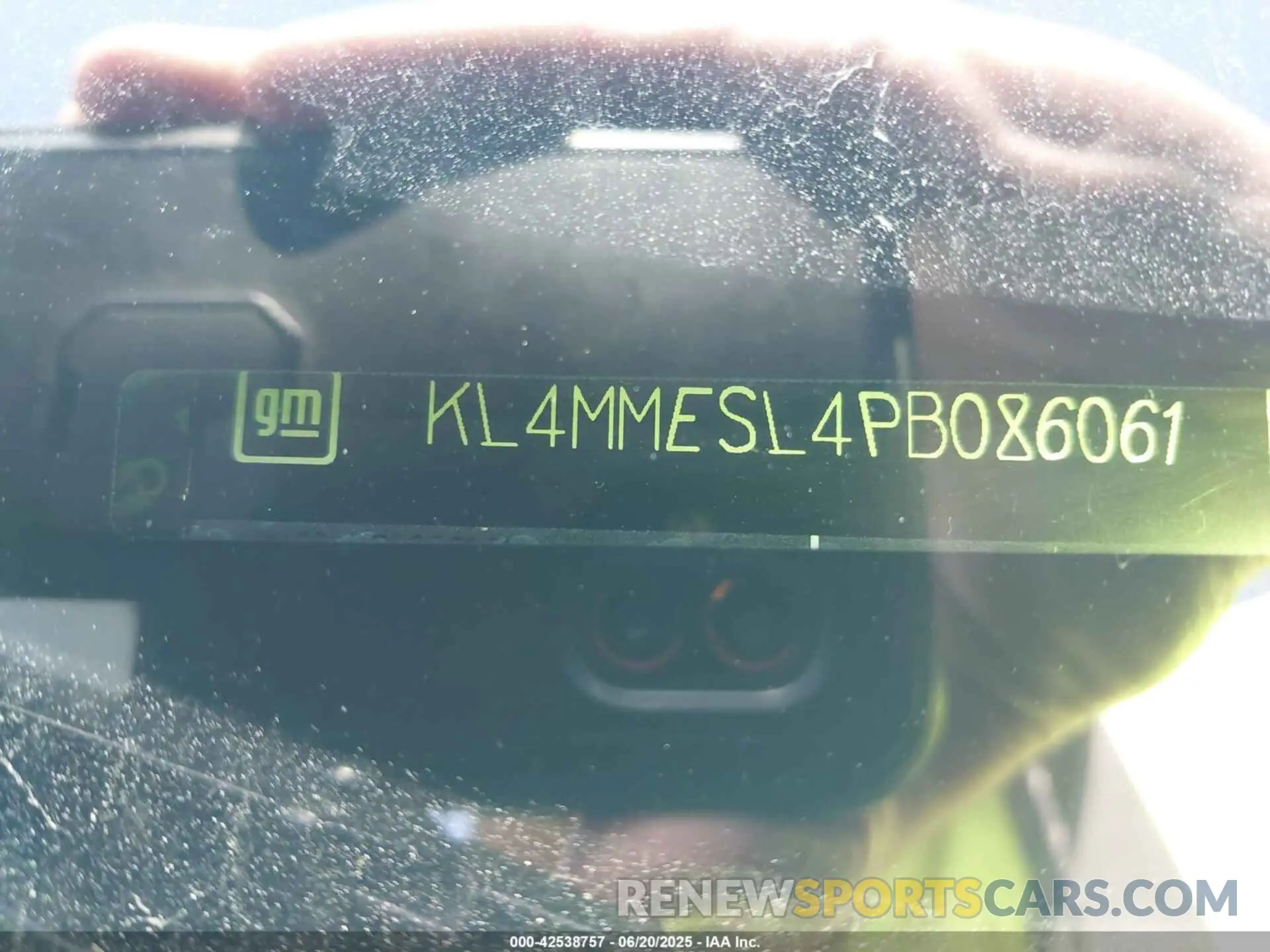 9 Photograph of a damaged car KL4MMESL4PB086061 BUICK ENCORE GX 2023
