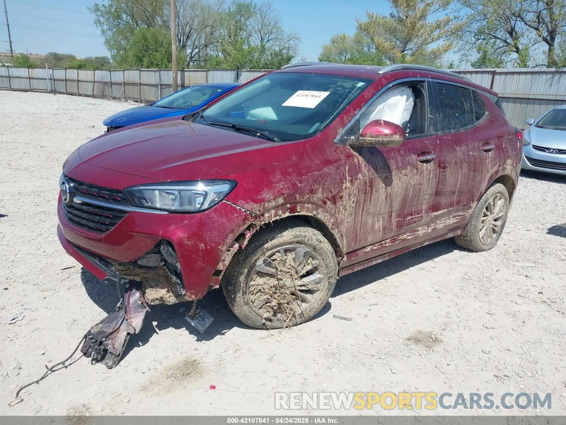 2 Фотография поврежденного автомобиля KL4MMESL9PB094544 BUICK ENCORE GX 2023