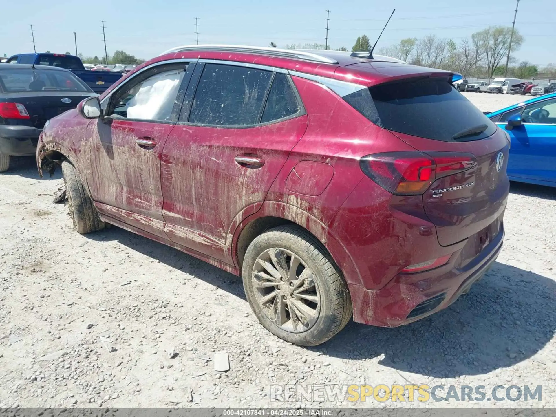 3 Фотография поврежденного автомобиля KL4MMESL9PB094544 BUICK ENCORE GX 2023