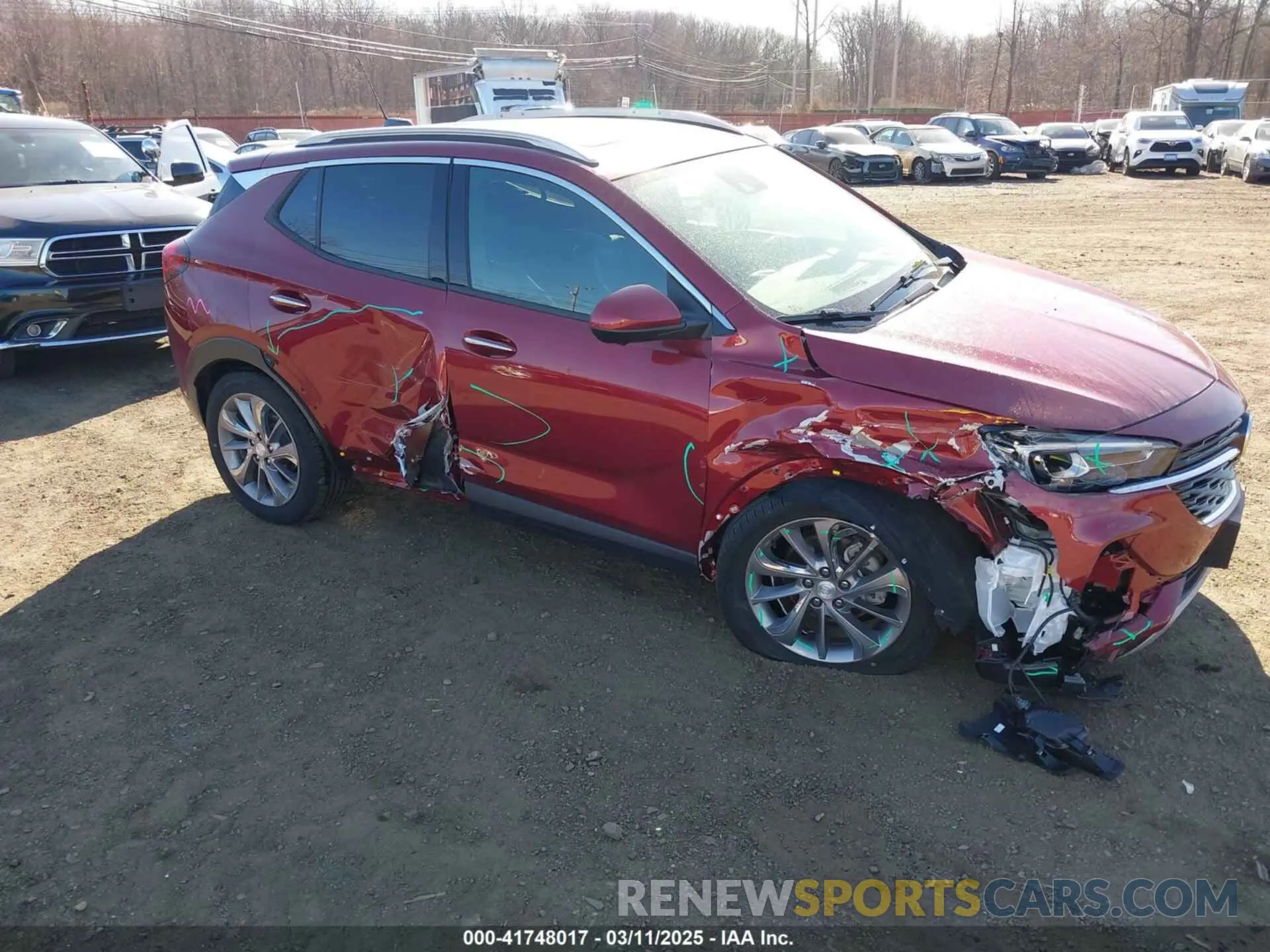 1 Фотография поврежденного автомобиля KL4MMGSL1PB013130 BUICK ENCORE GX 2023