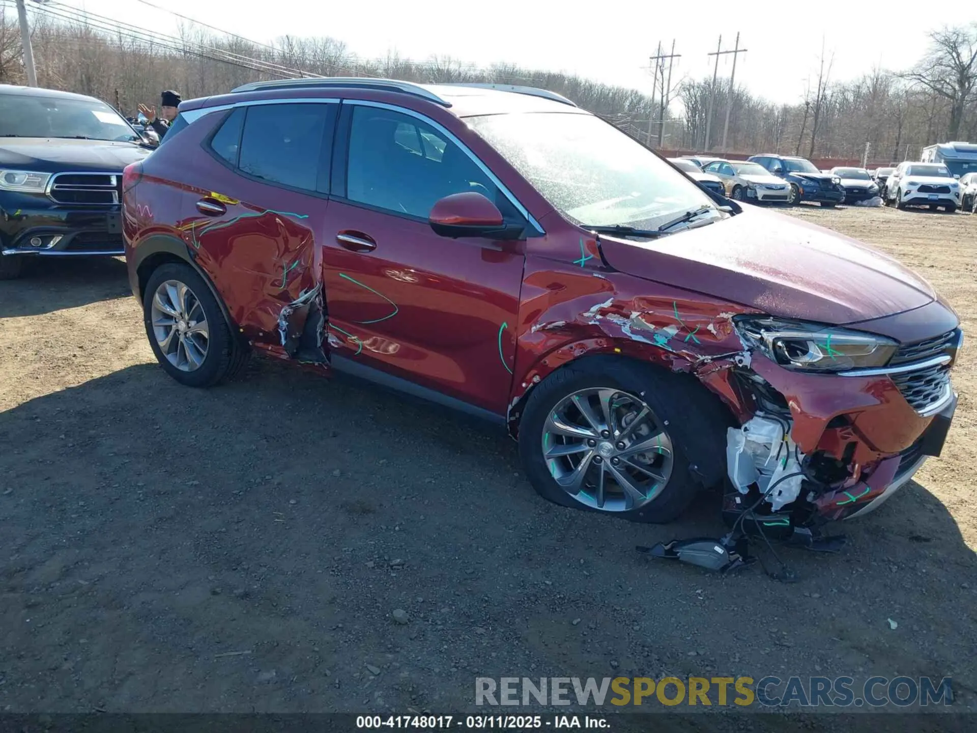 17 Фотография поврежденного автомобиля KL4MMGSL1PB013130 BUICK ENCORE GX 2023