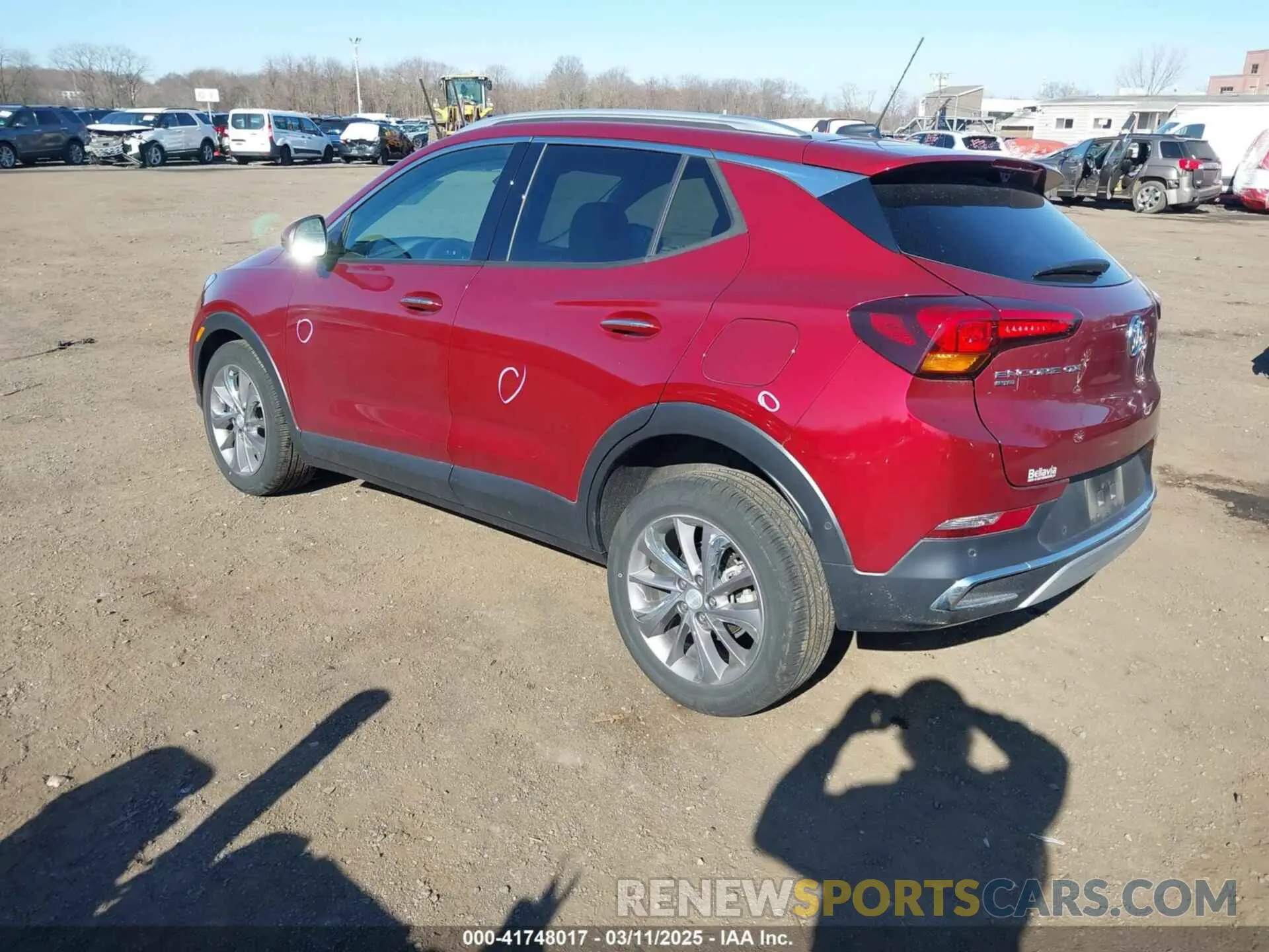 3 Фотография поврежденного автомобиля KL4MMGSL1PB013130 BUICK ENCORE GX 2023