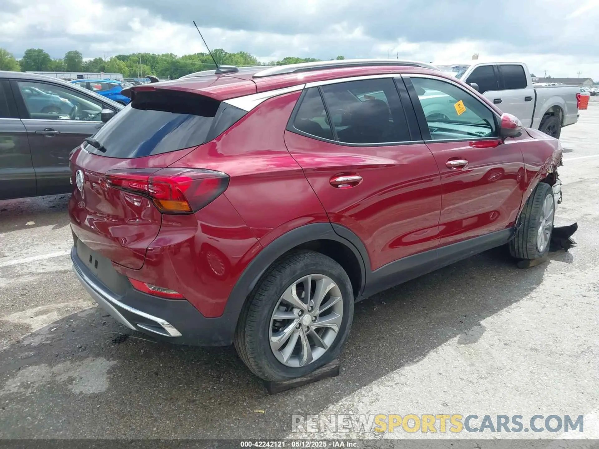 4 Photograph of a damaged car KL4MMGSL6PB117256 BUICK ENCORE GX 2023