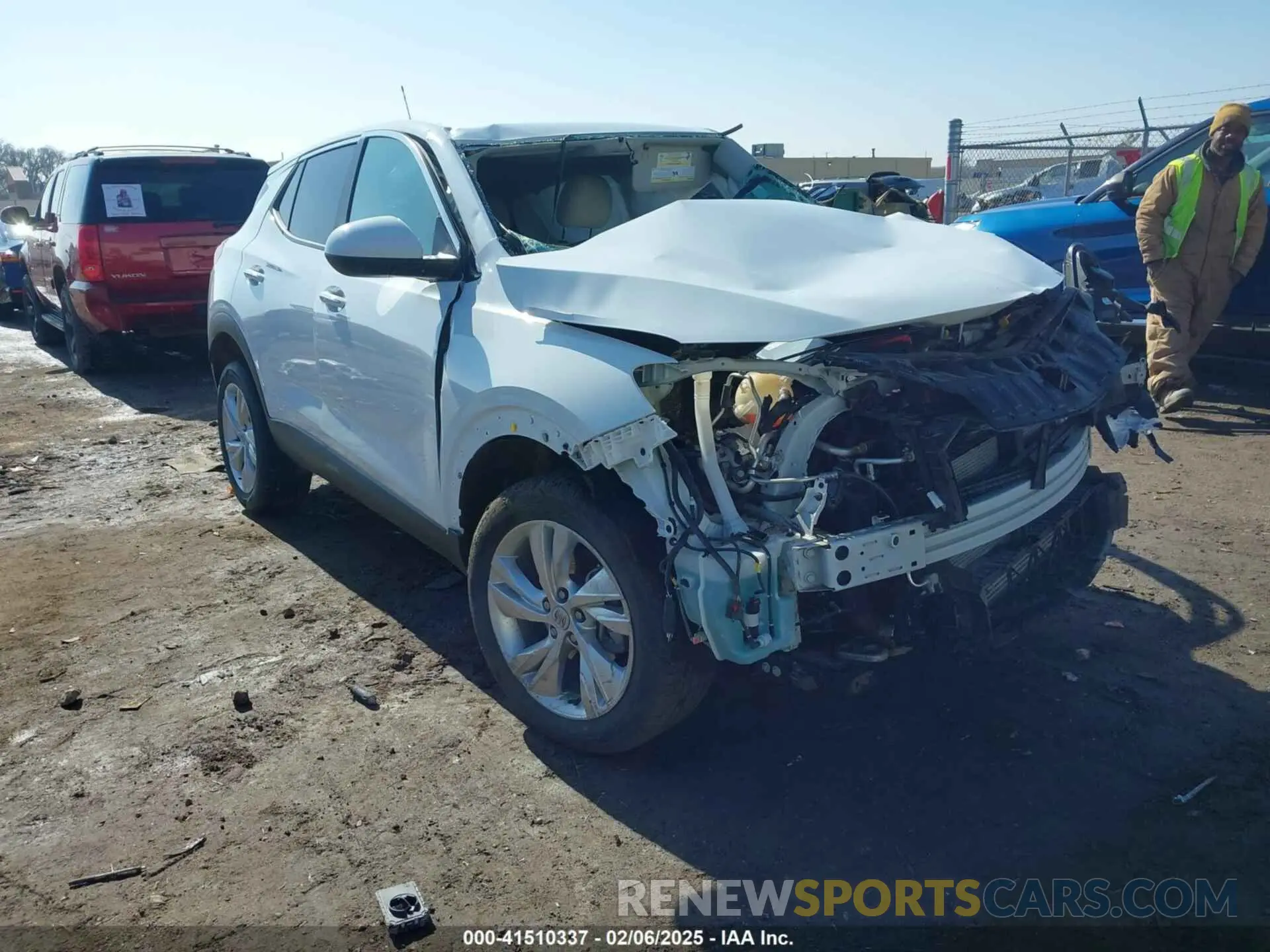 1 Фотография поврежденного автомобиля KL4AMCSL7RB004379 BUICK ENCORE GX 2024