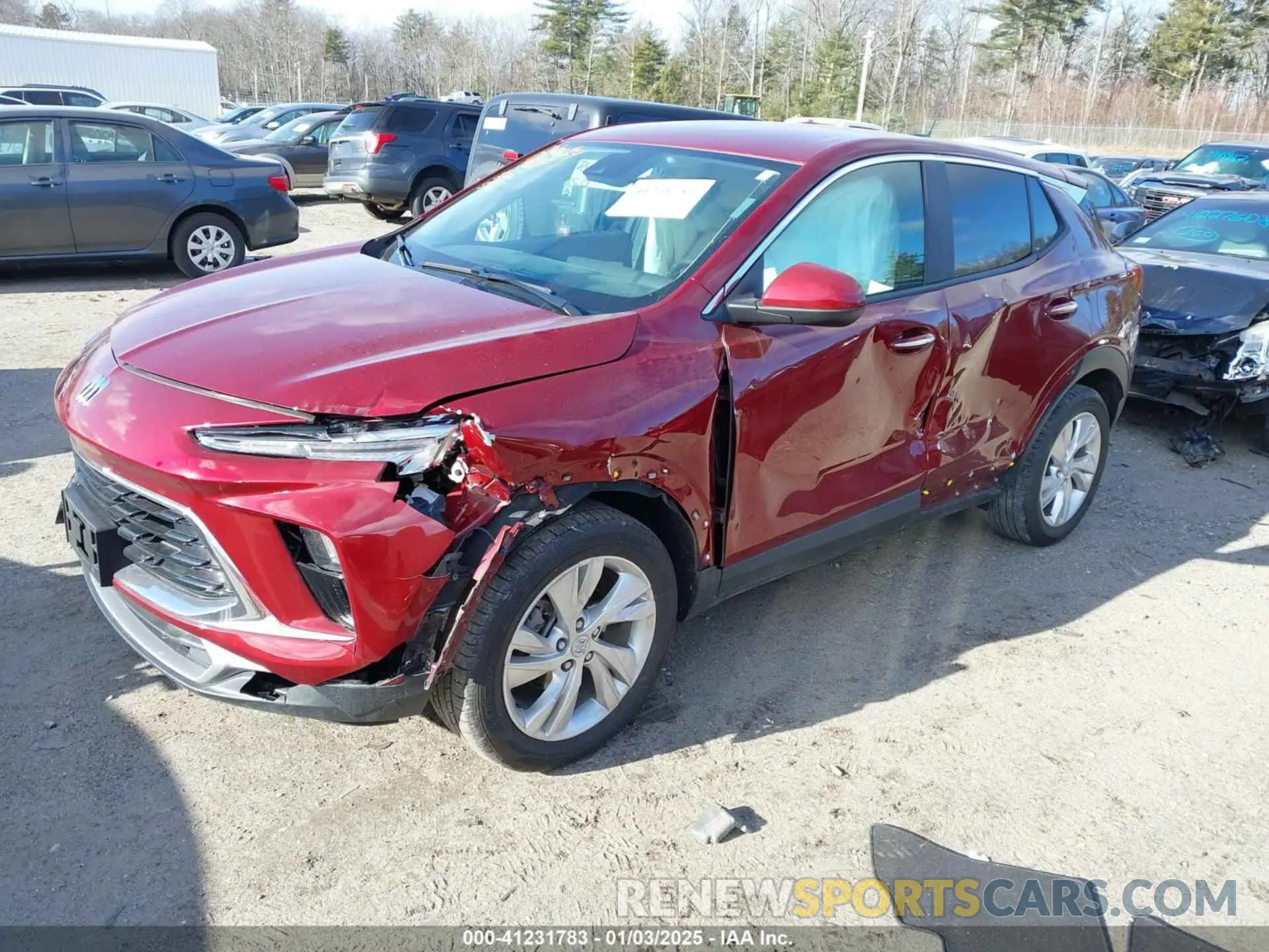 2 Photograph of a damaged car KL4AMCSL8RB155568 BUICK ENCORE GX 2024