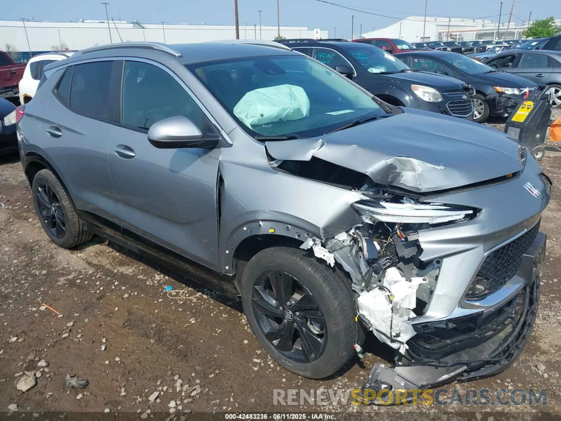 1 Photograph of a damaged car KL4AMESL2RB187153 BUICK ENCORE GX 2024