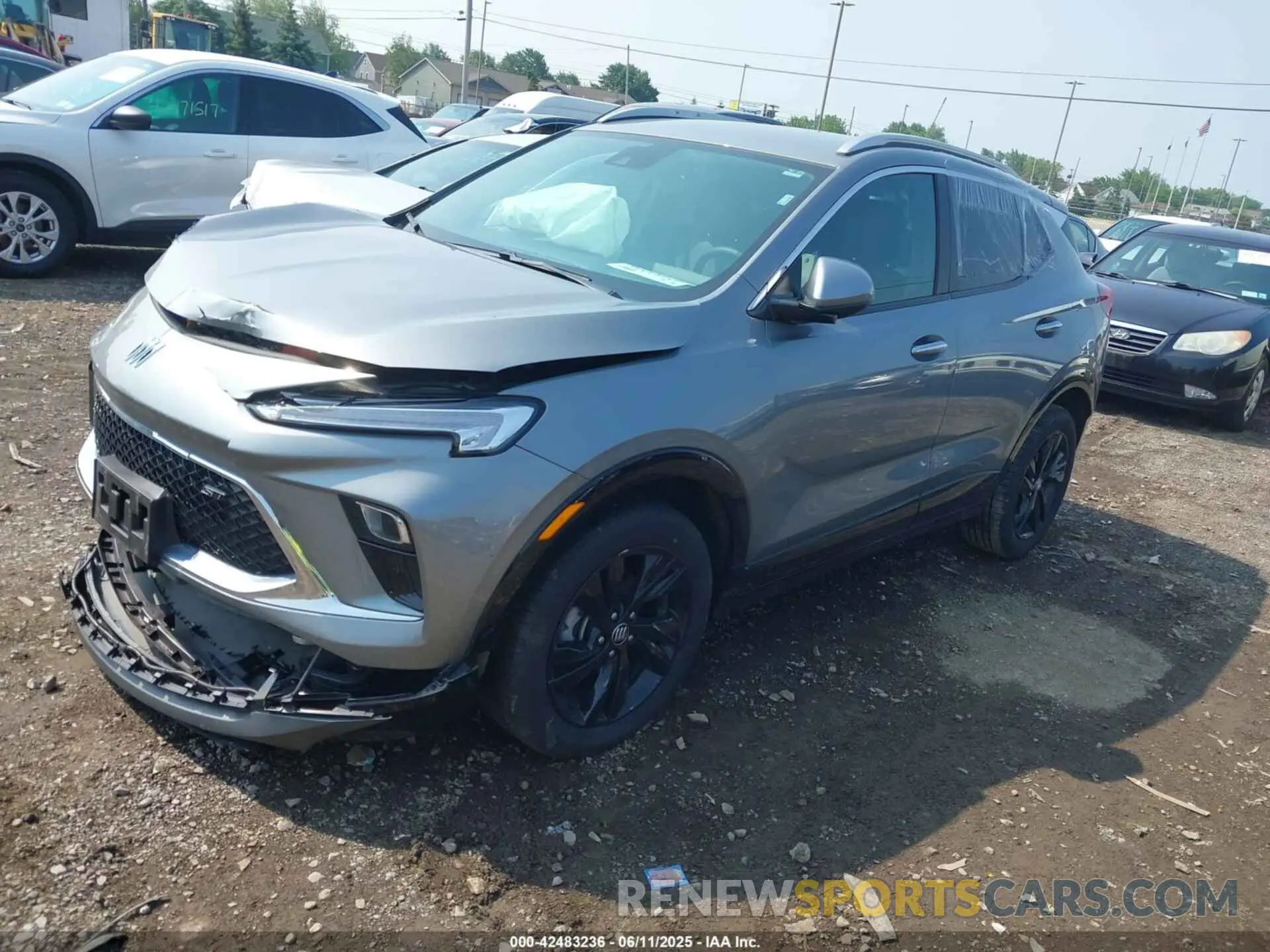 2 Photograph of a damaged car KL4AMESL2RB187153 BUICK ENCORE GX 2024