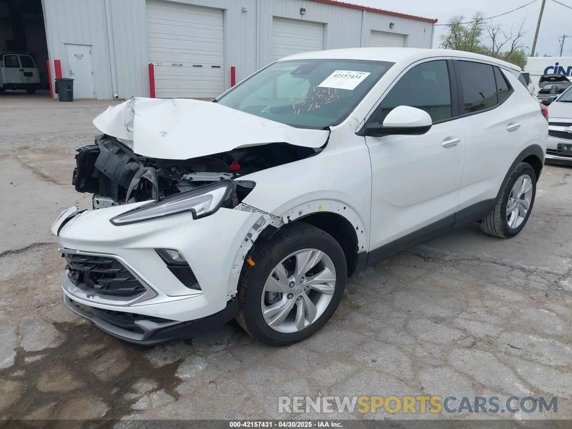 2 Фотография поврежденного автомобиля KL4AMBSLXSB036145 BUICK ENCORE GX 2025